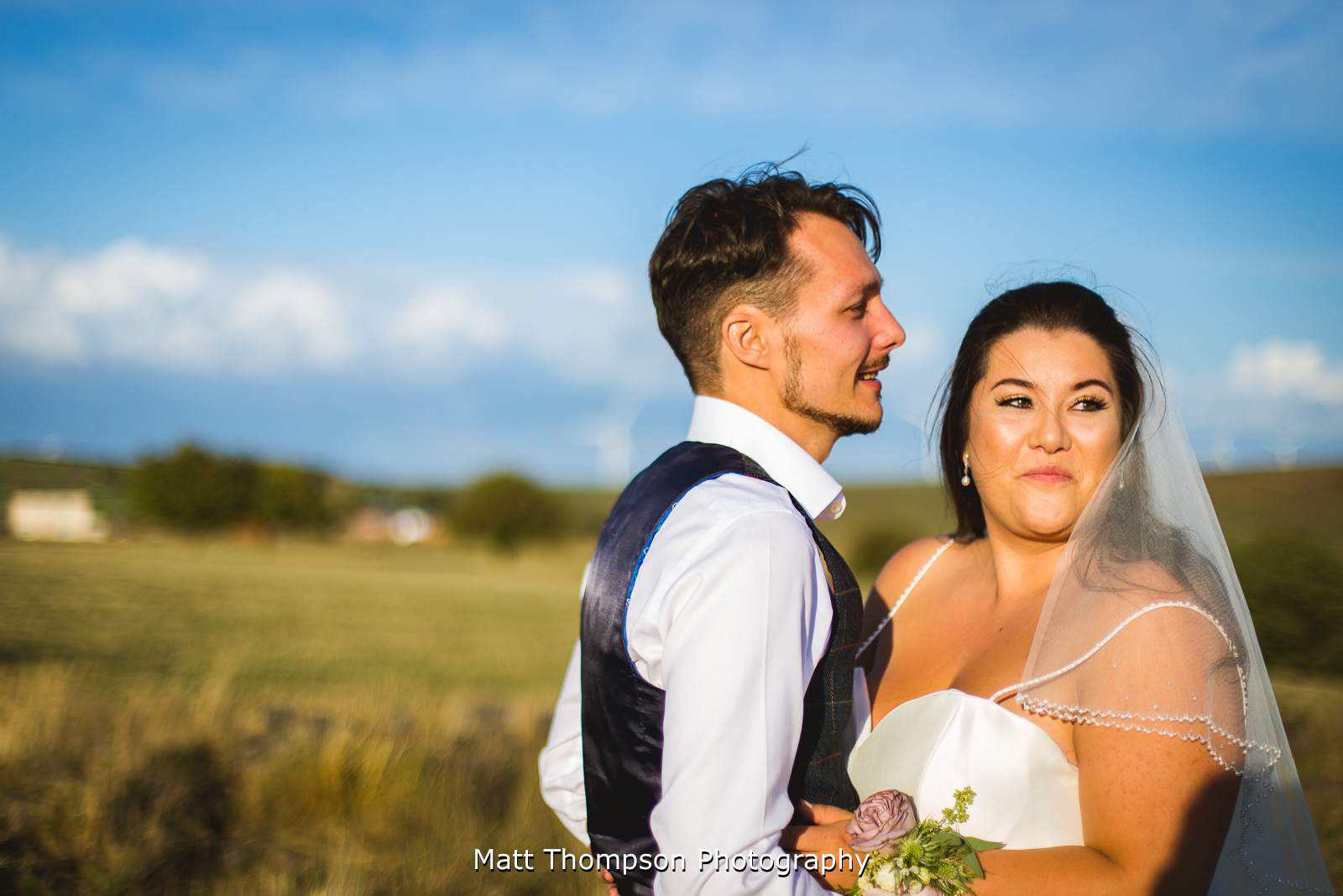 summer wedding photo