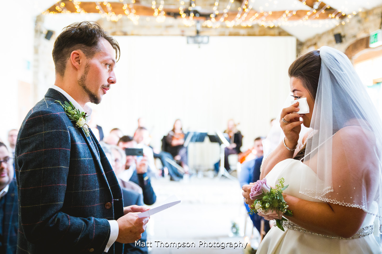 vows at woodhead barn