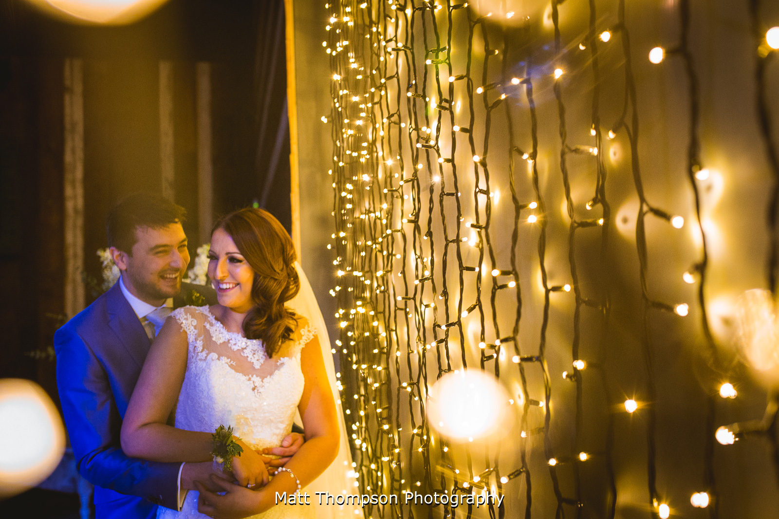 Fairy lights wedding