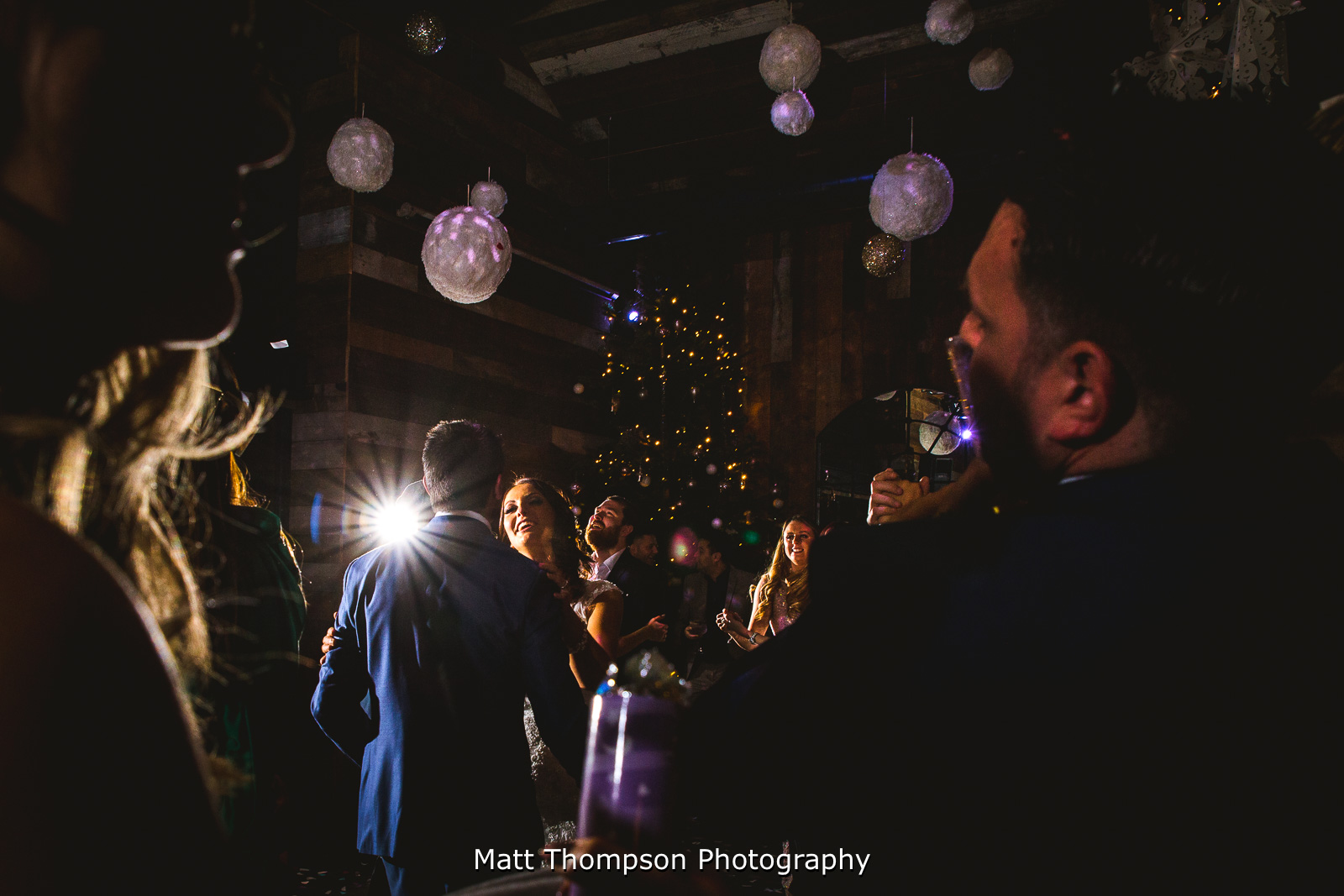 Wedding reception dance floor