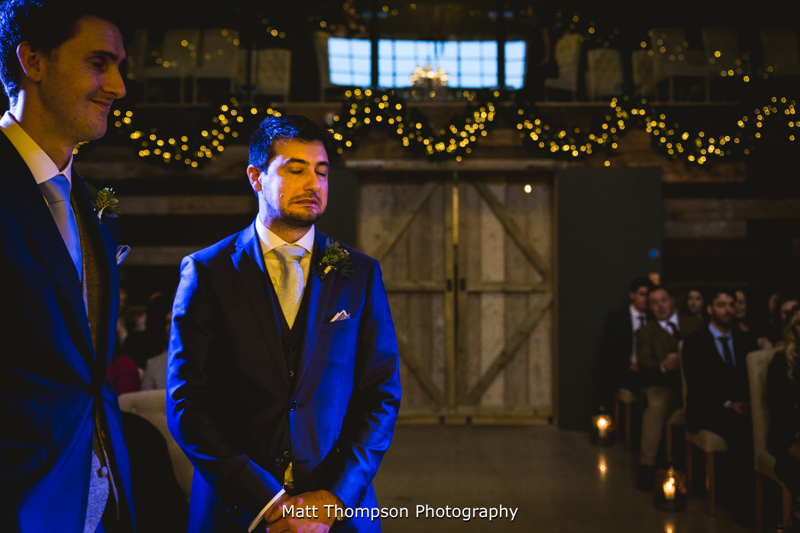 Grooms panic face