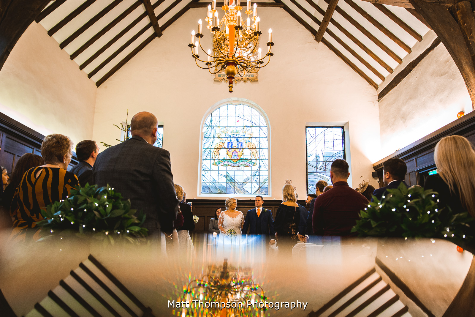 Reflection wedding photography