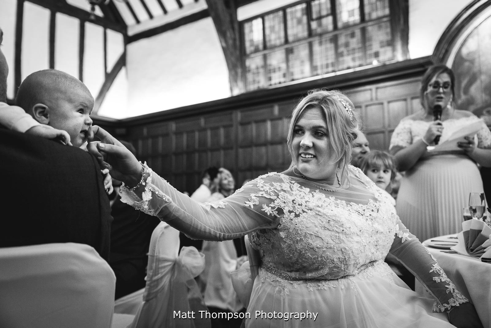 Baby at wedding