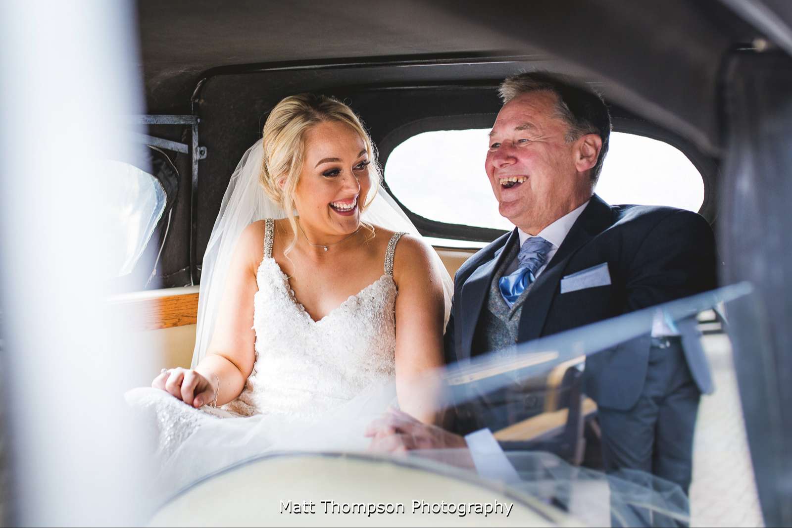 Bride and father of the bride