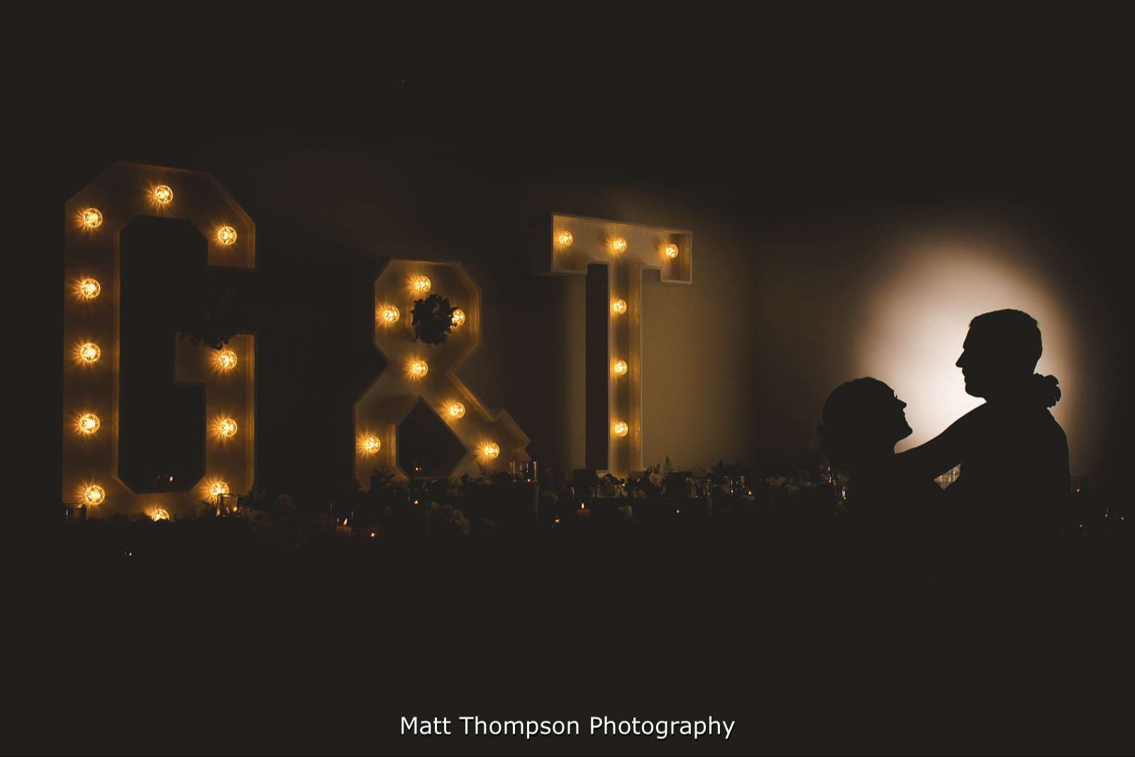 Wedding light up letters