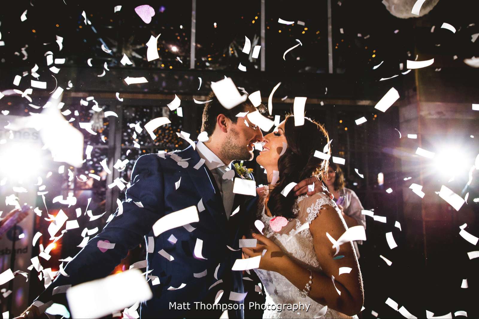 First dance wedding confetti