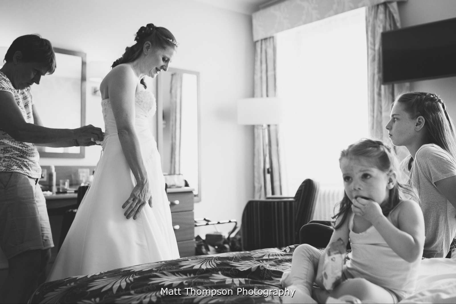 eating during bridal prep