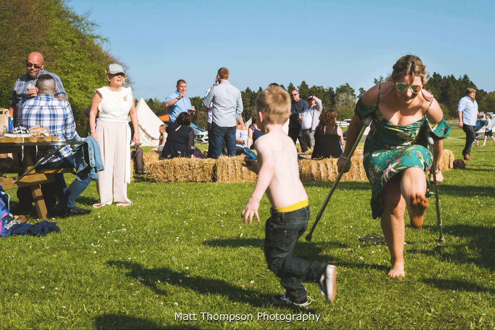 wedding games outside