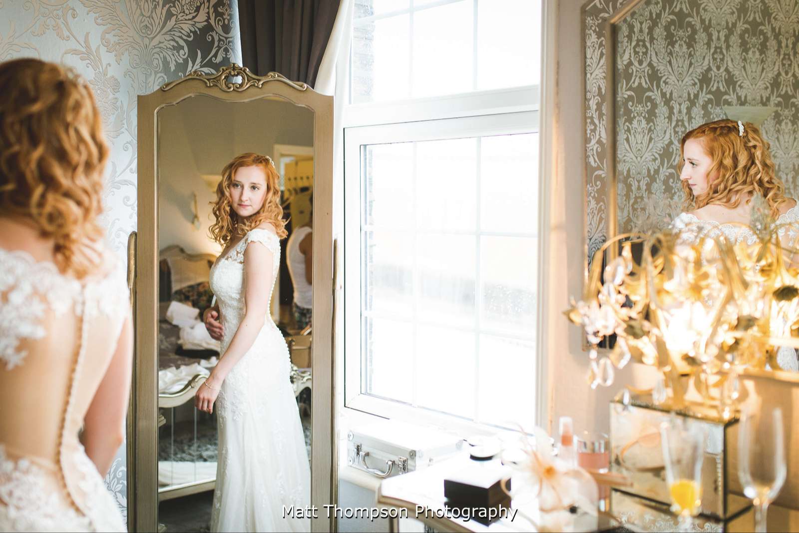 wedding dress from all angles
