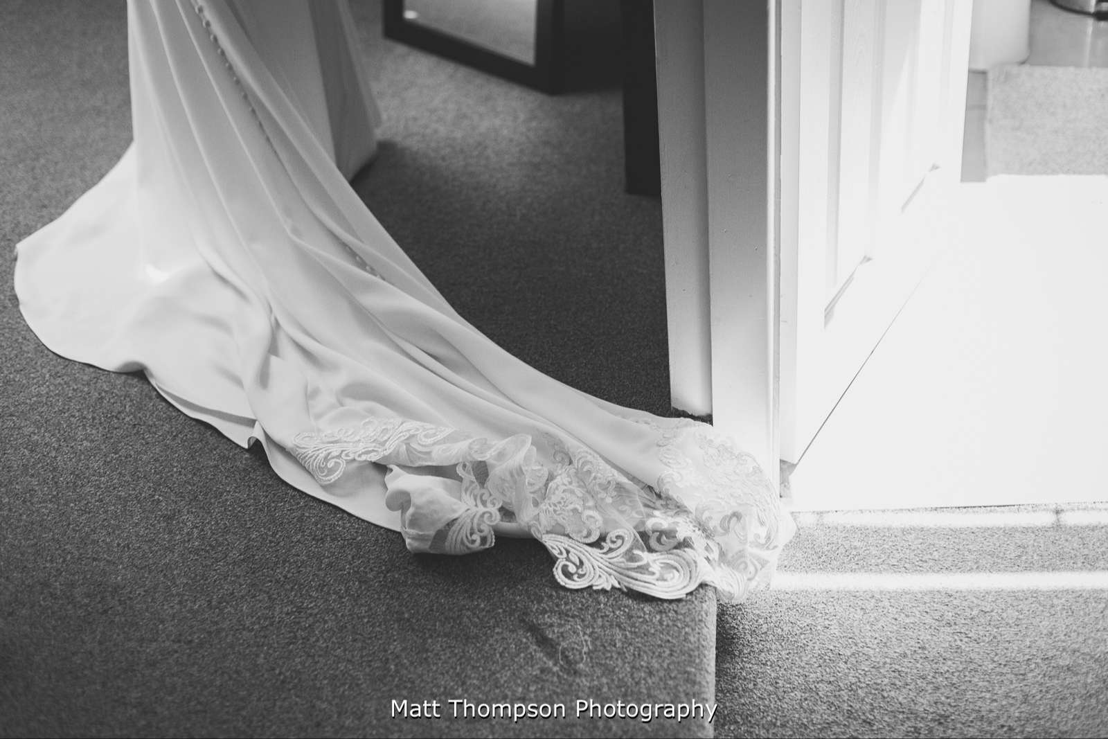 Wedding dress train