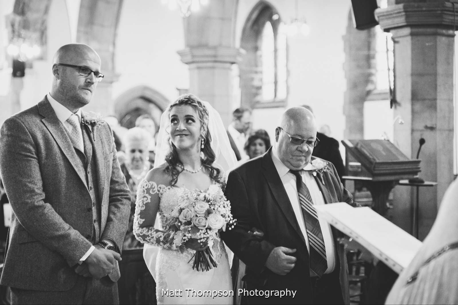 Church wedding ceremony