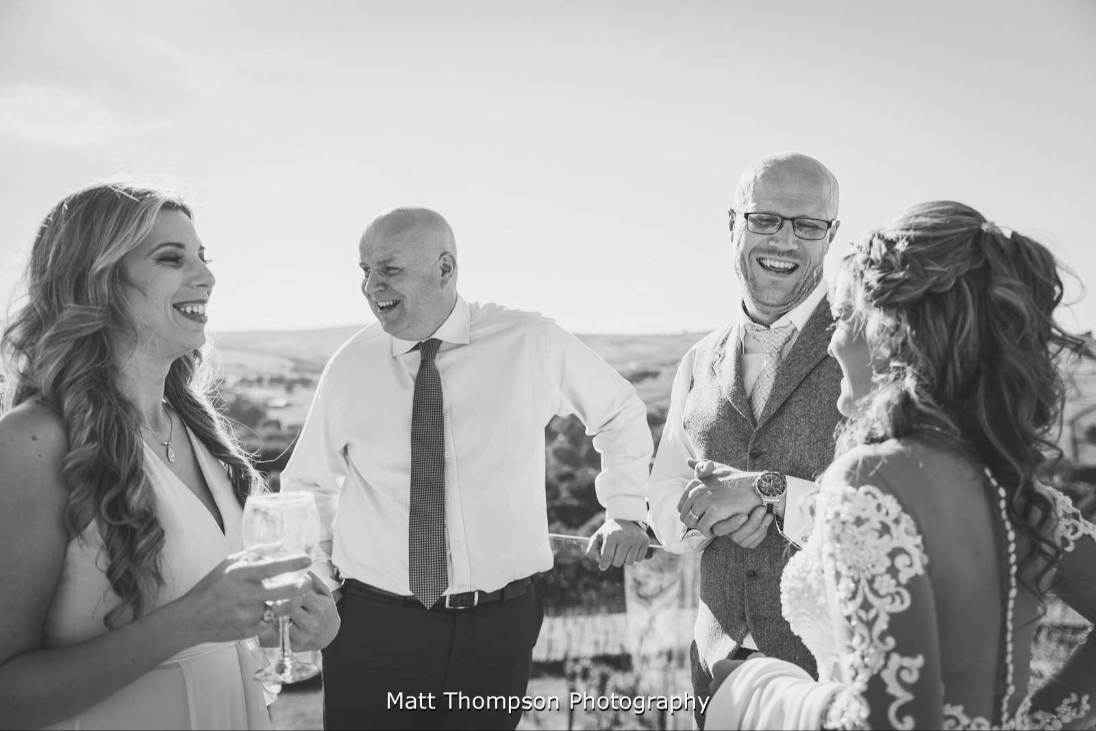 Laughter at weddings