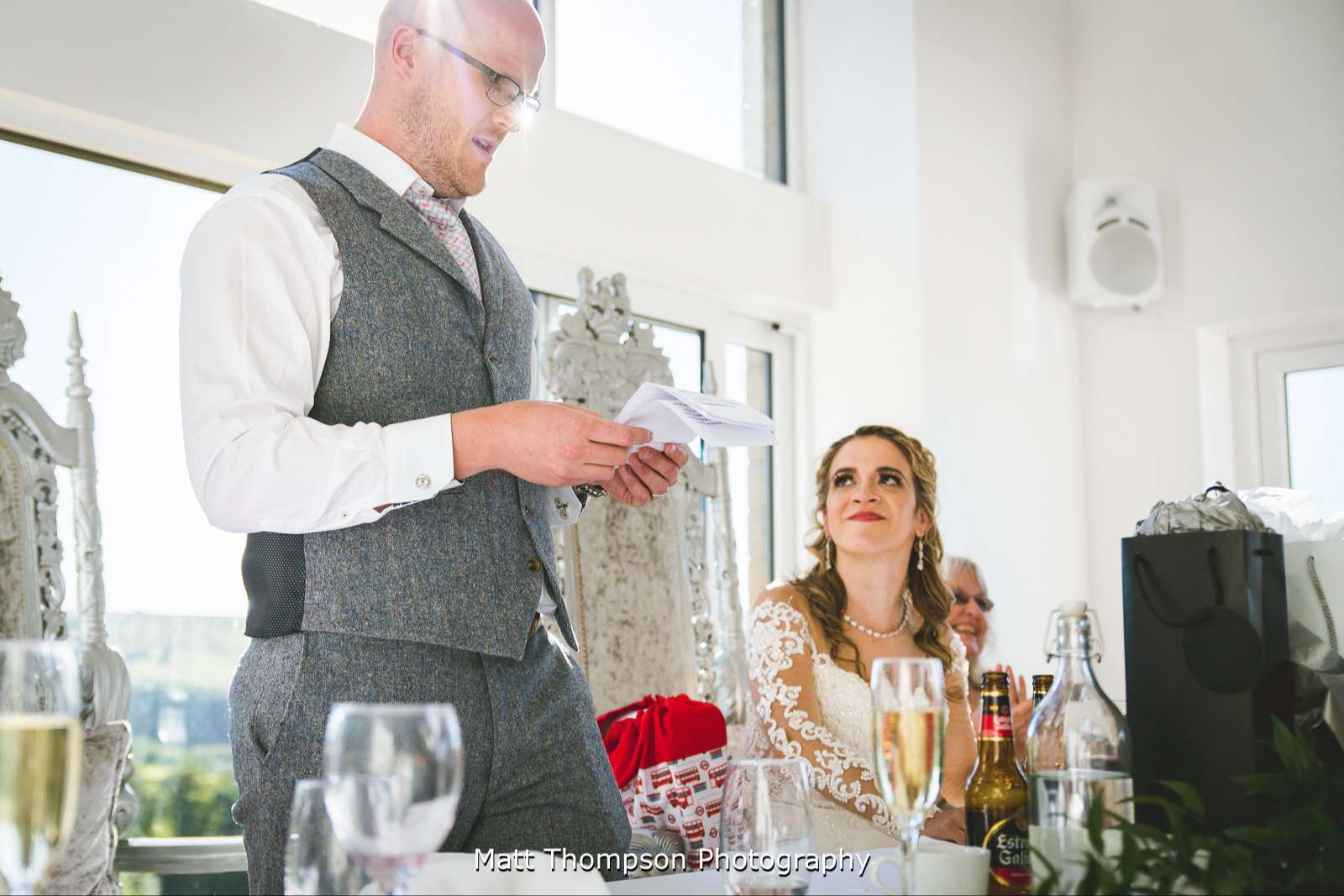 Groom wedding speech