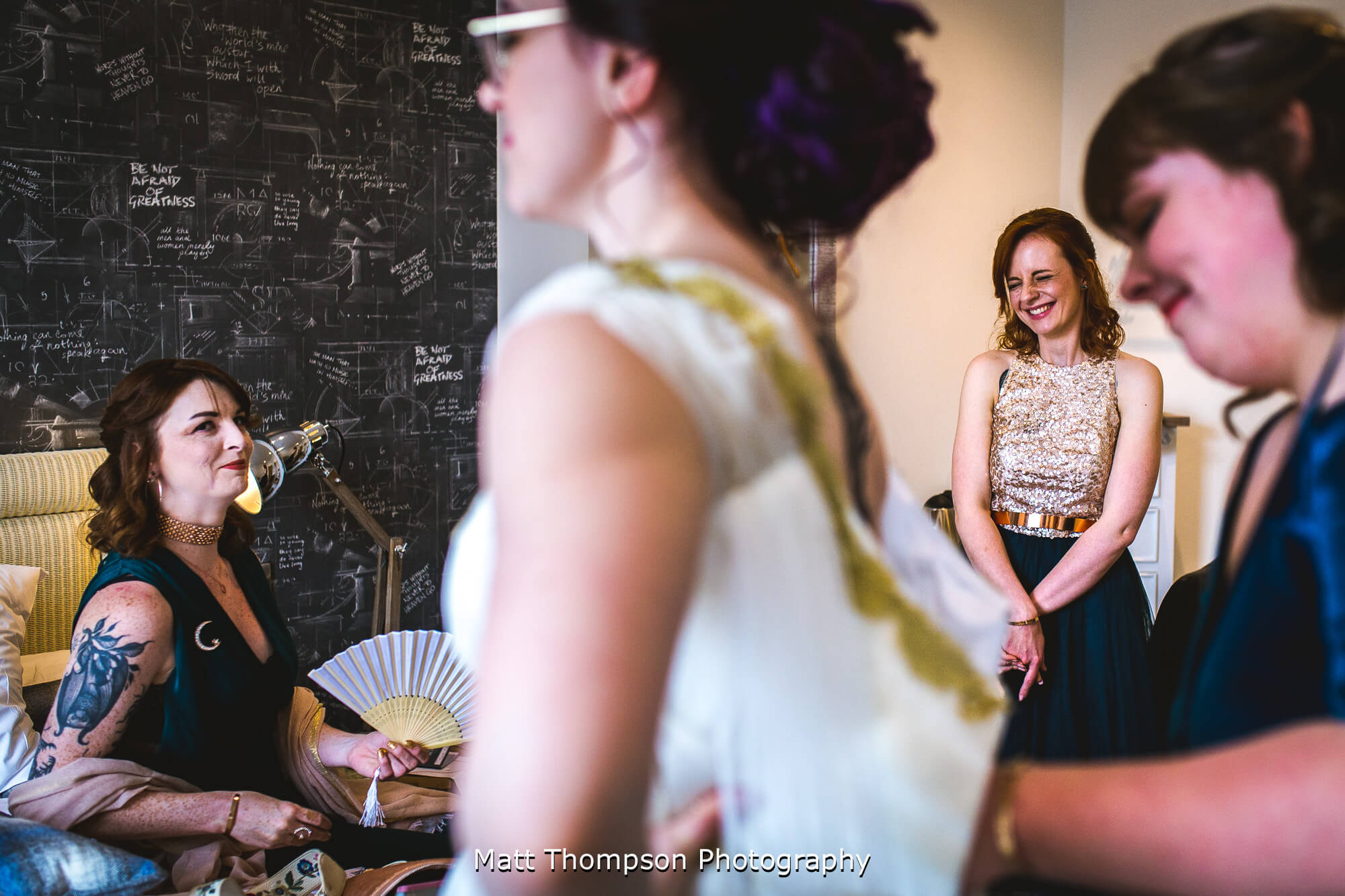 Bridesmaids at homes mill