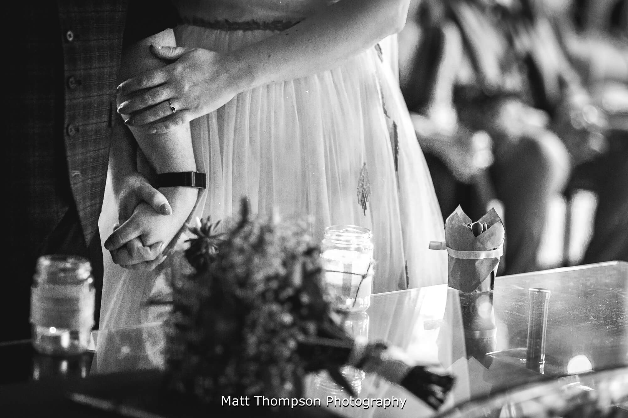 Holding hands