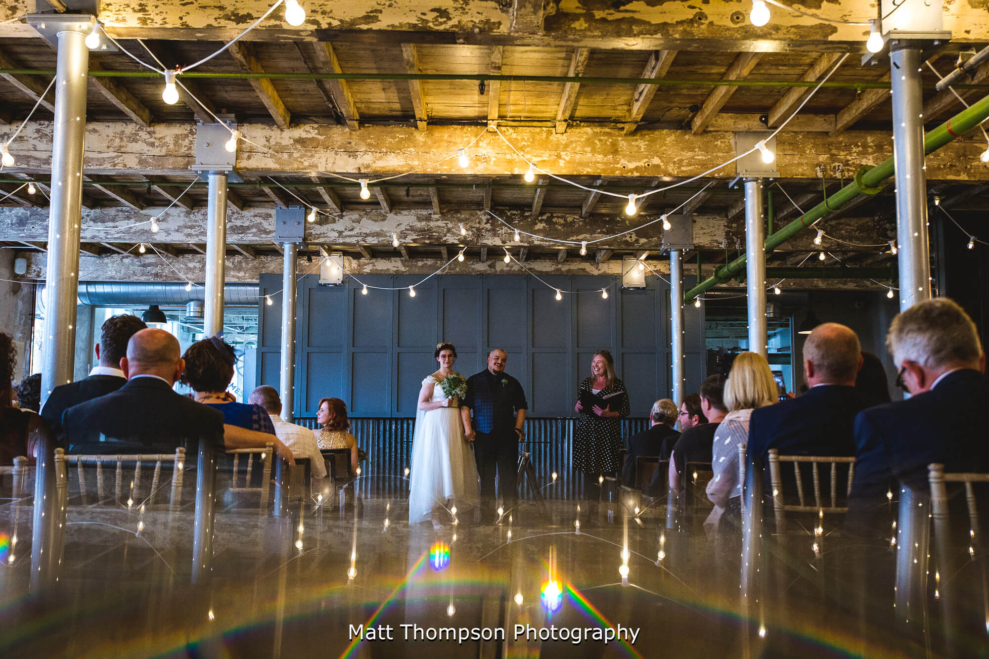 Just married at Holmes mill