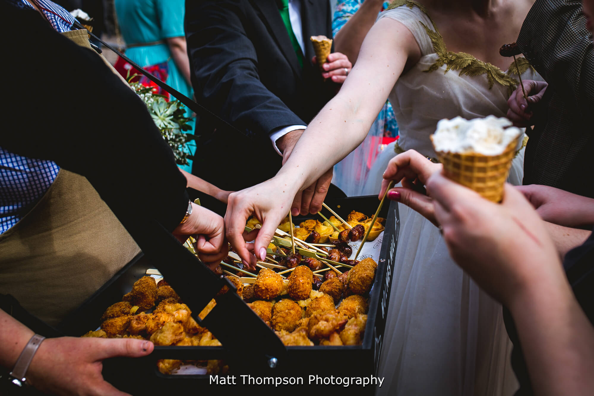 Wedding canapés