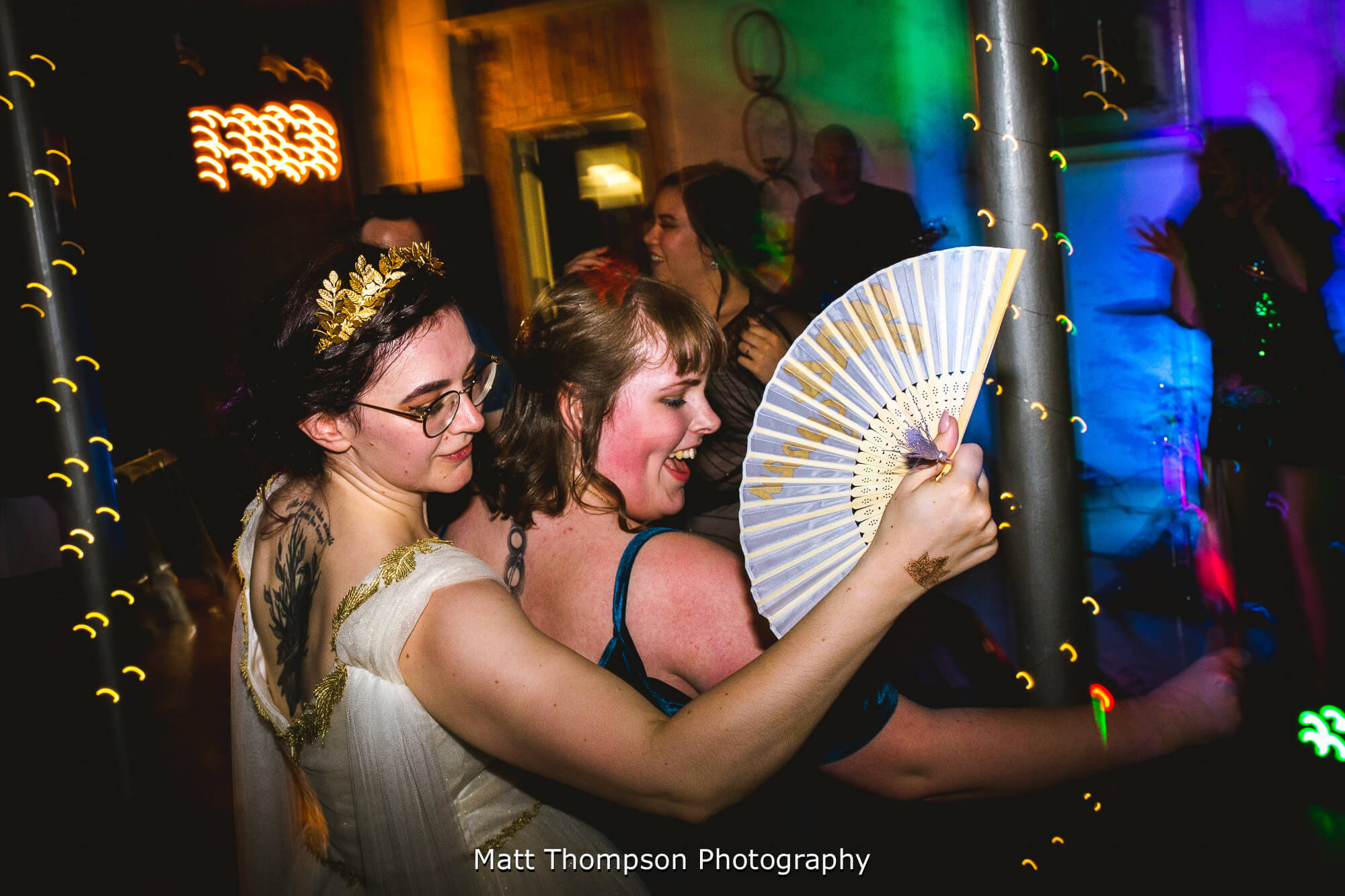 Wedding evening party