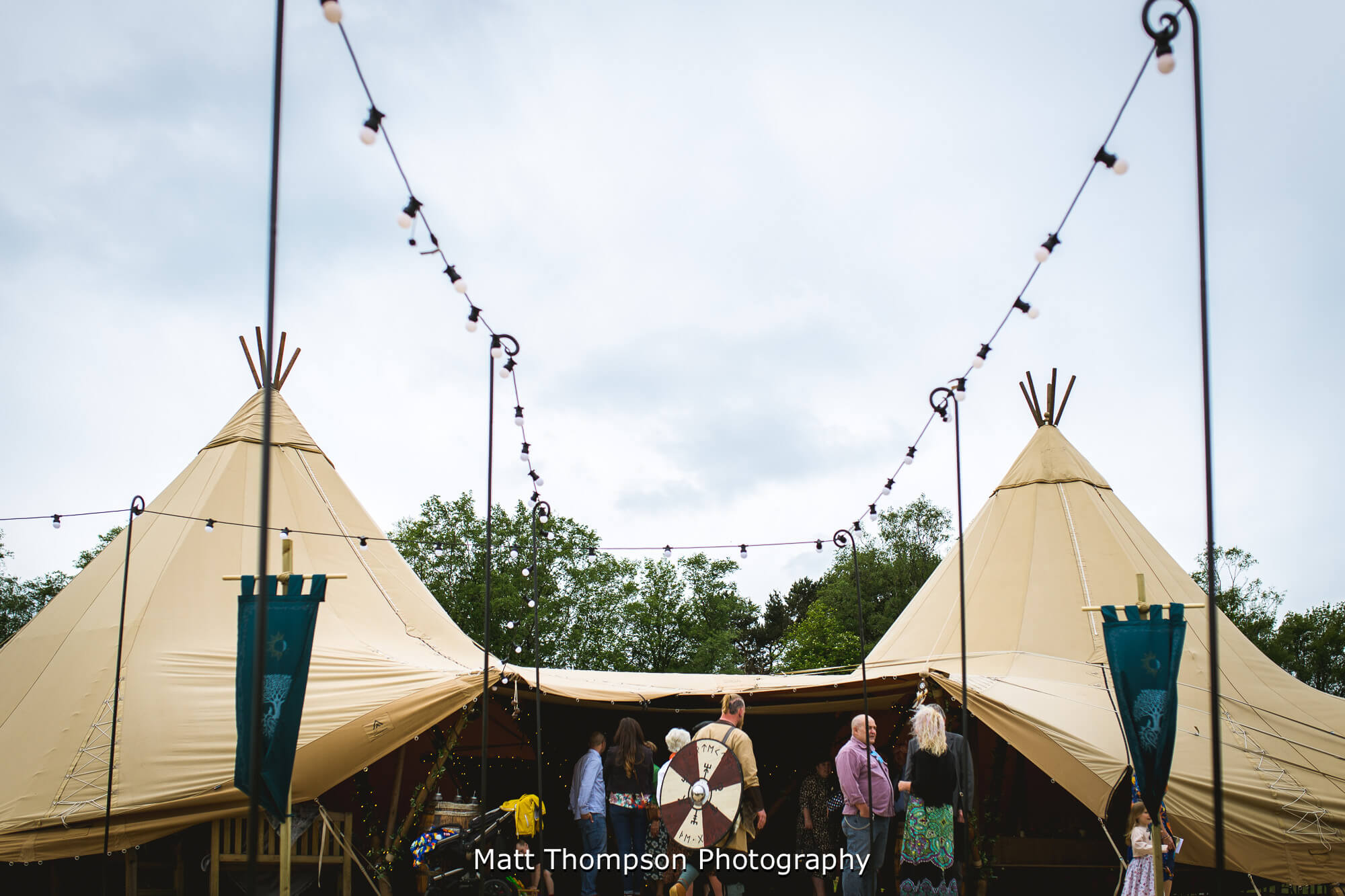 Viking wedding tipi
