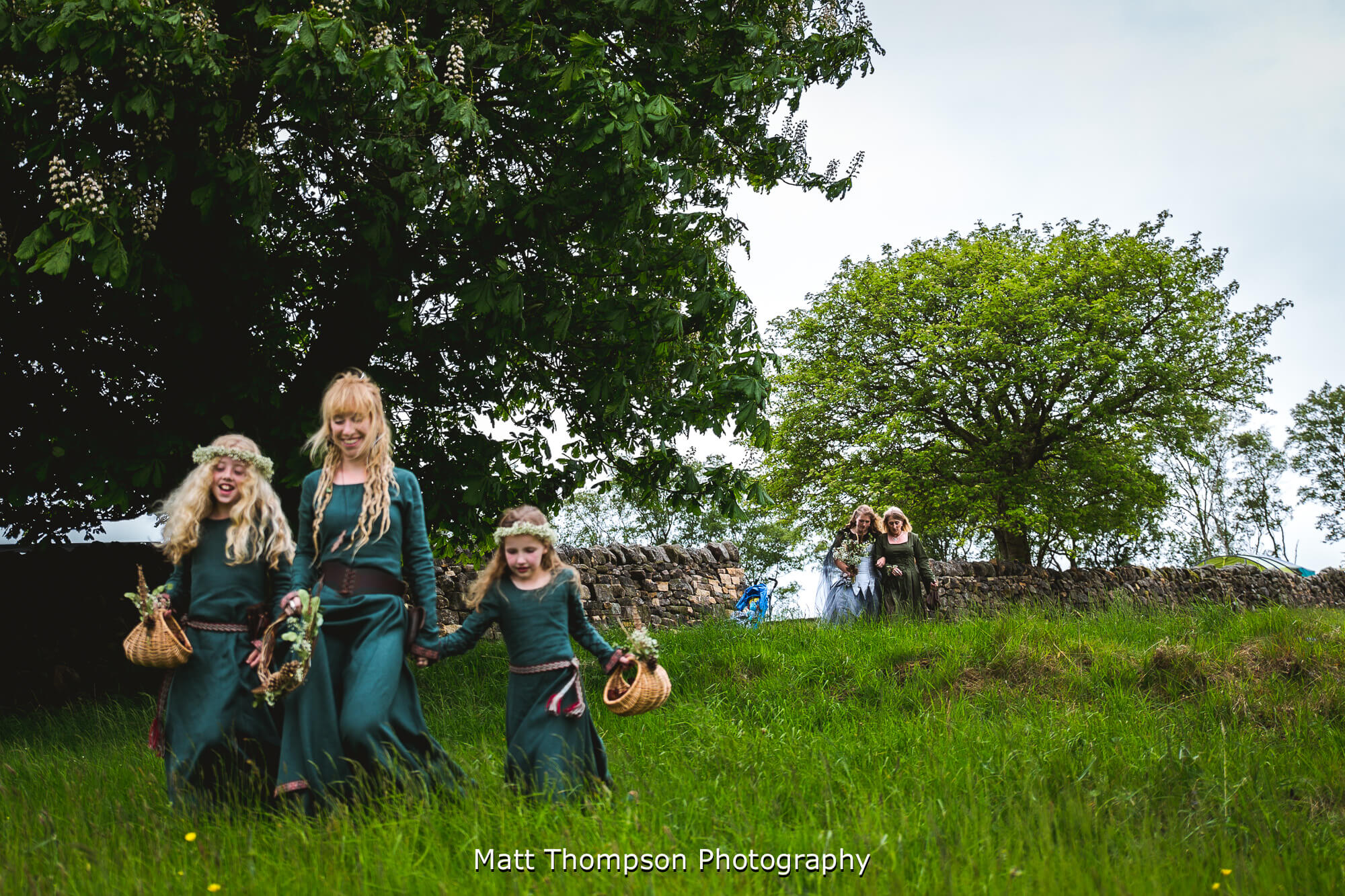 Flower girls at hope valley