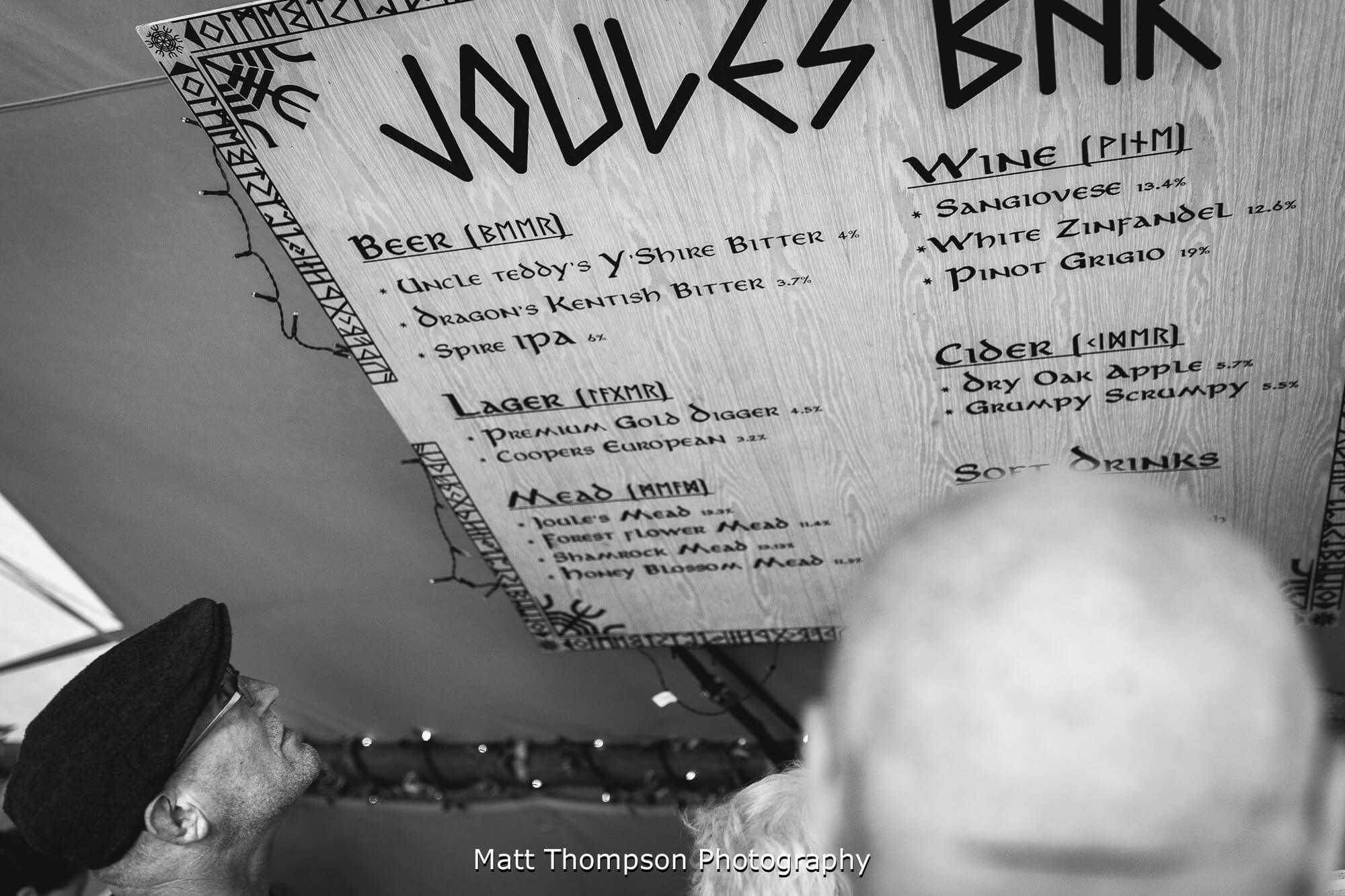Hand made beer board