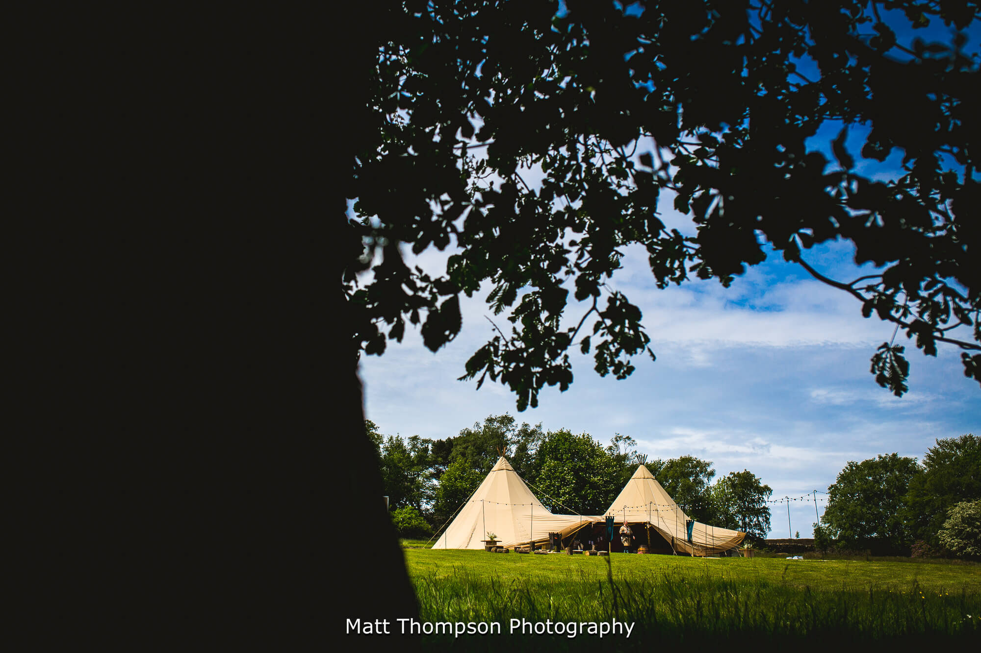 Hope Valley wedding tipi