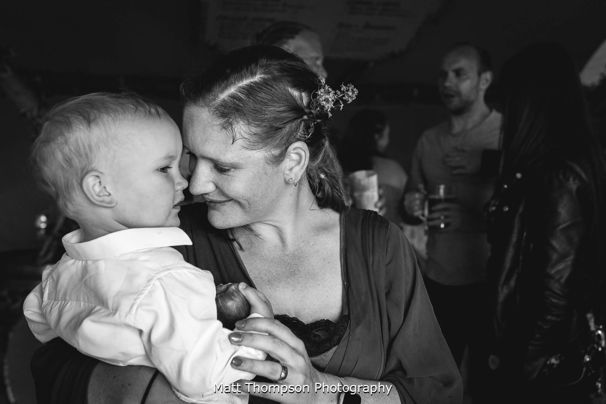 Mother and son