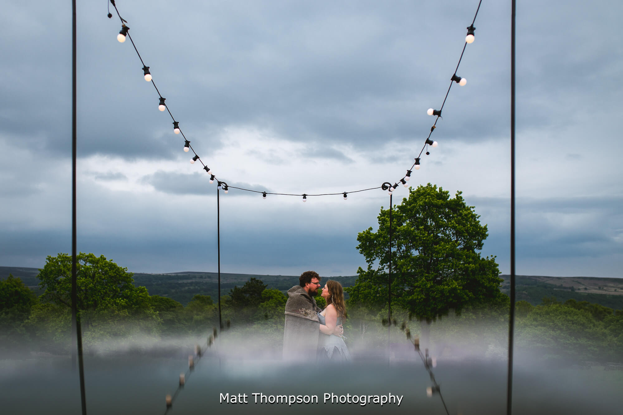 Creative wedding photo