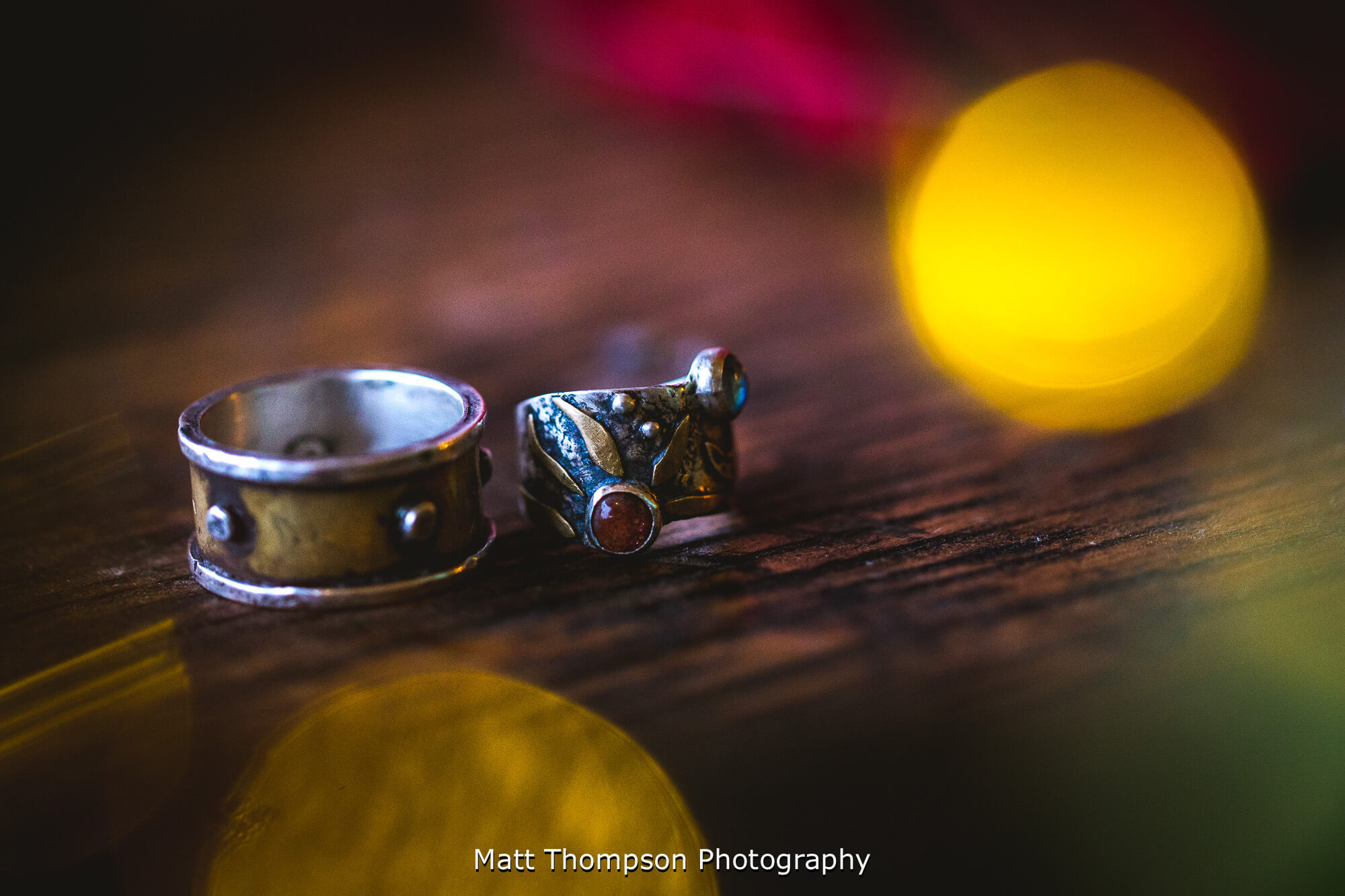 Hand made wedding rings