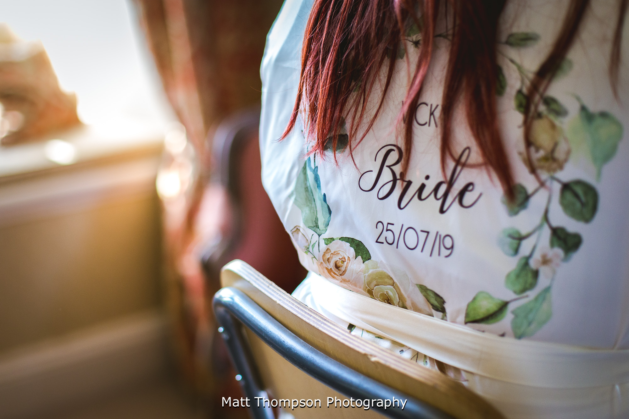 bridal robe