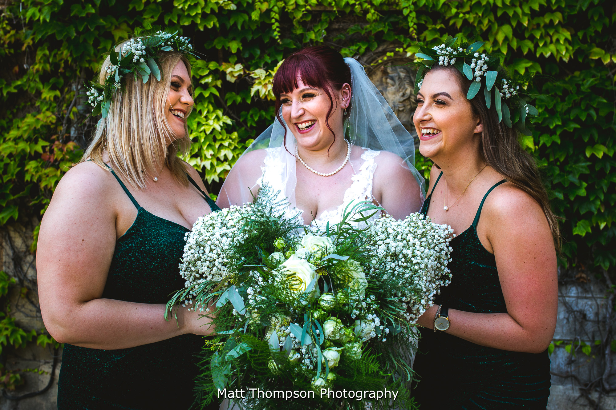 bride and bridesmaids photo