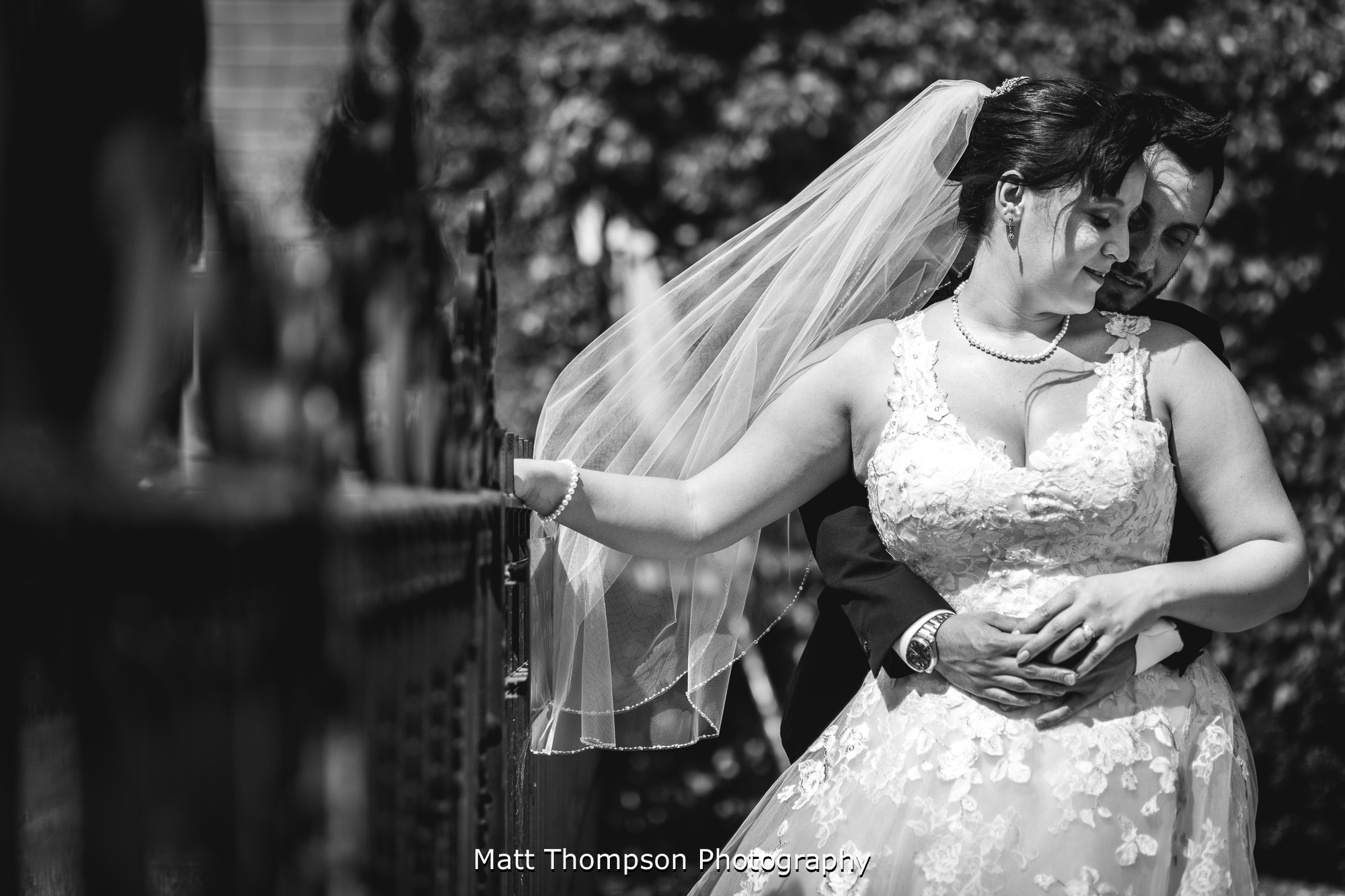 bride and groom portrait