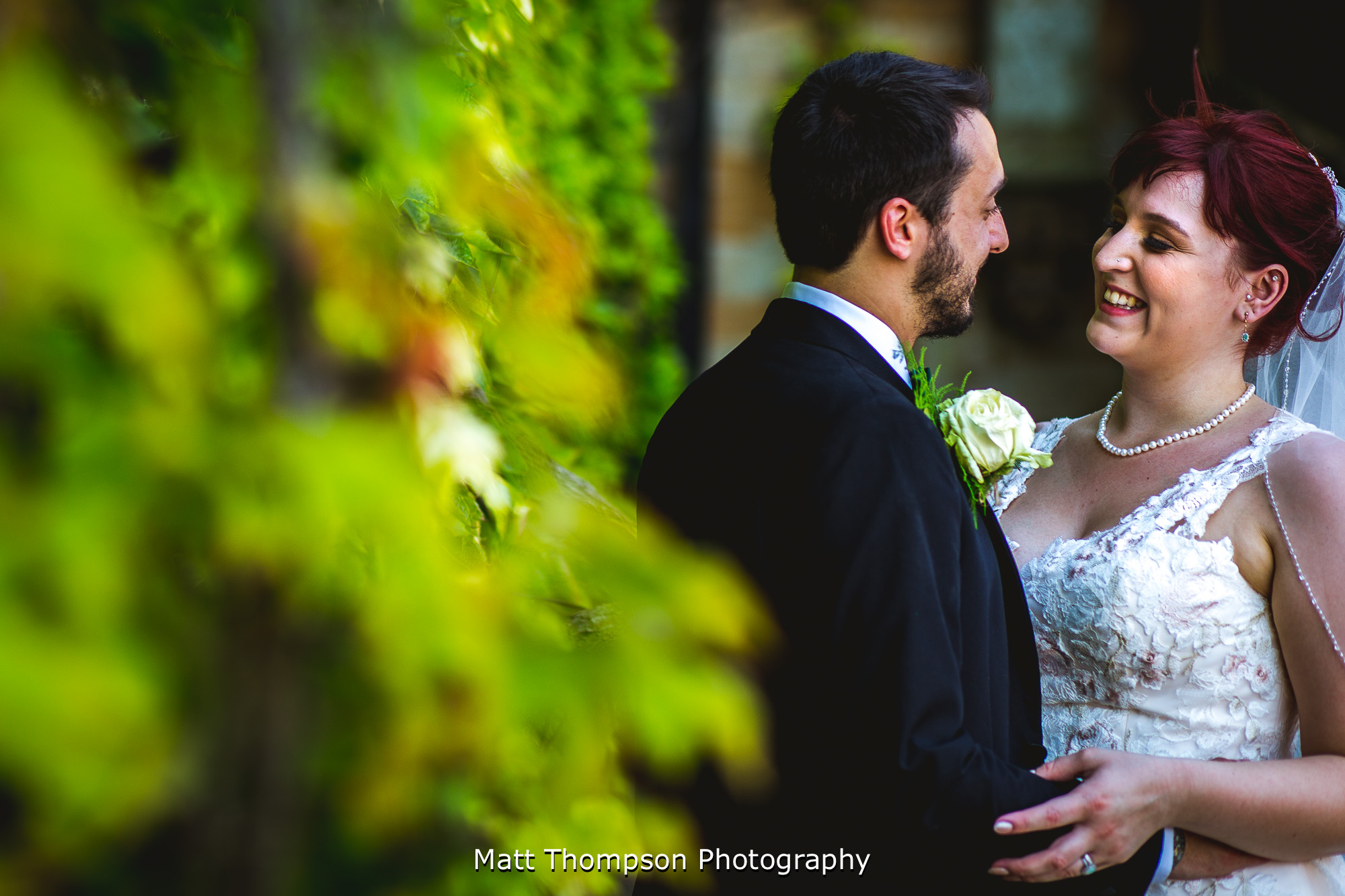 natural carlton towers wedding portrait