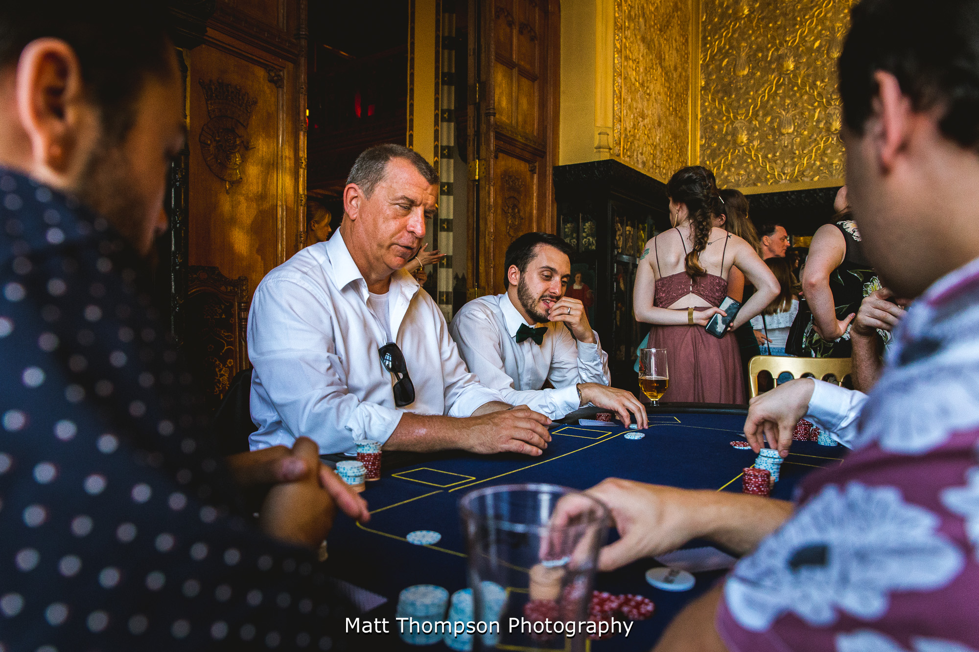 poker at wedding