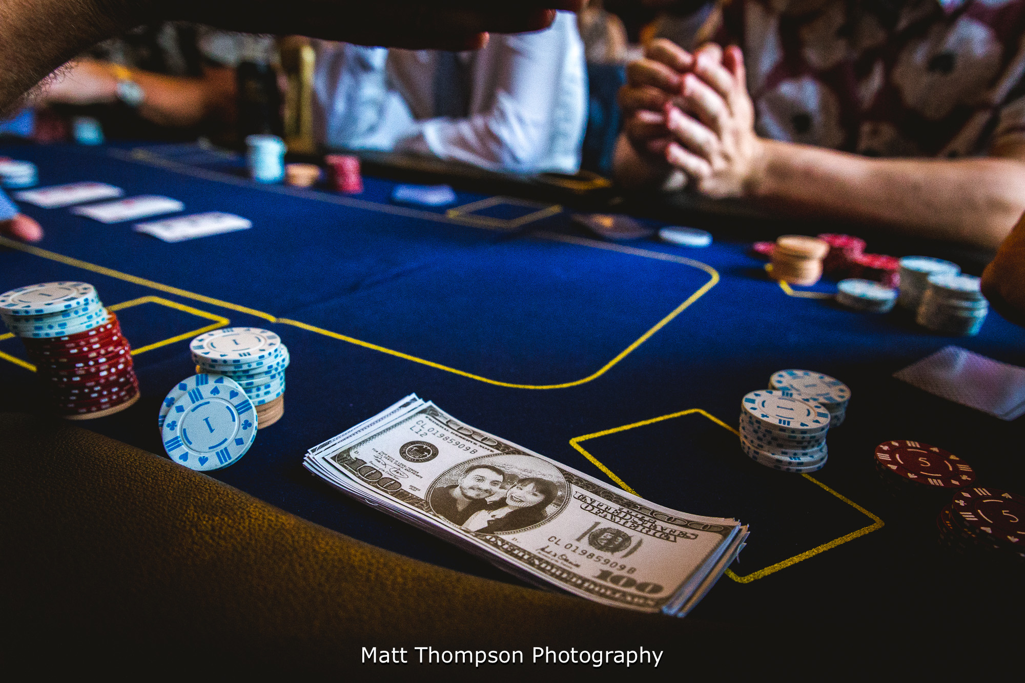 casino wedding at carlton towers