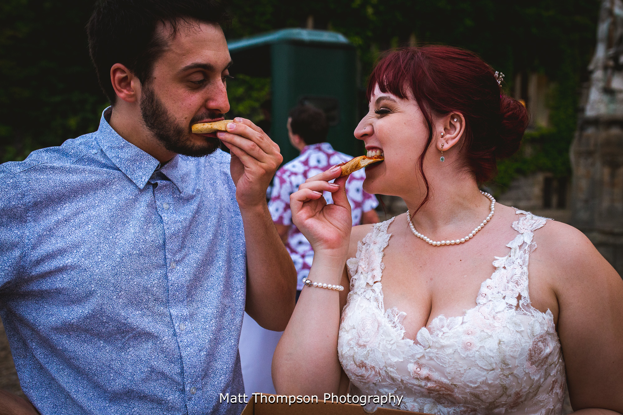 pizza at wedding