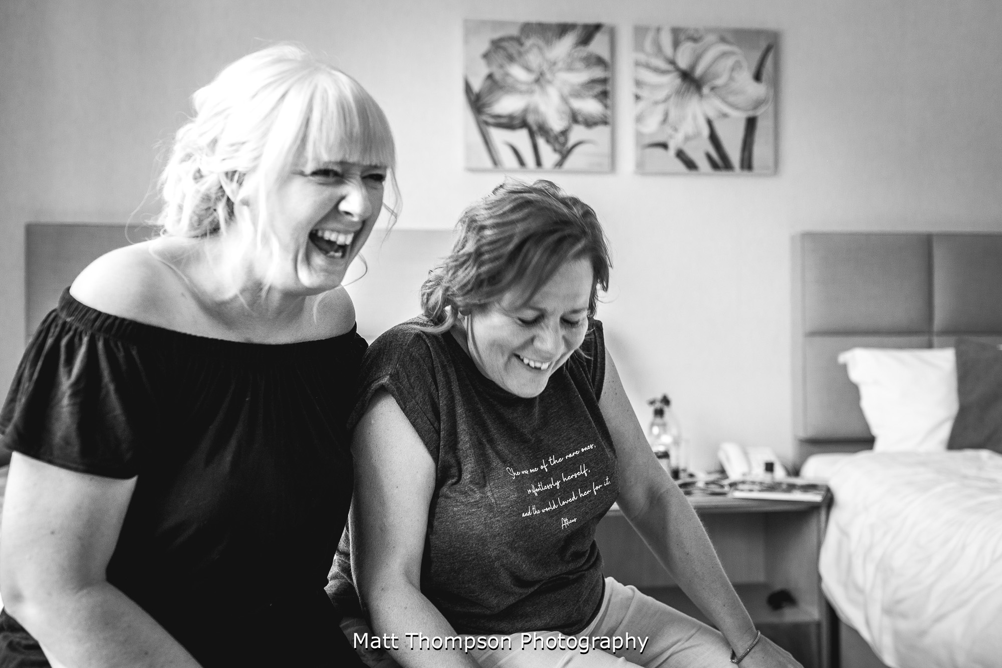 fun bridal party photo