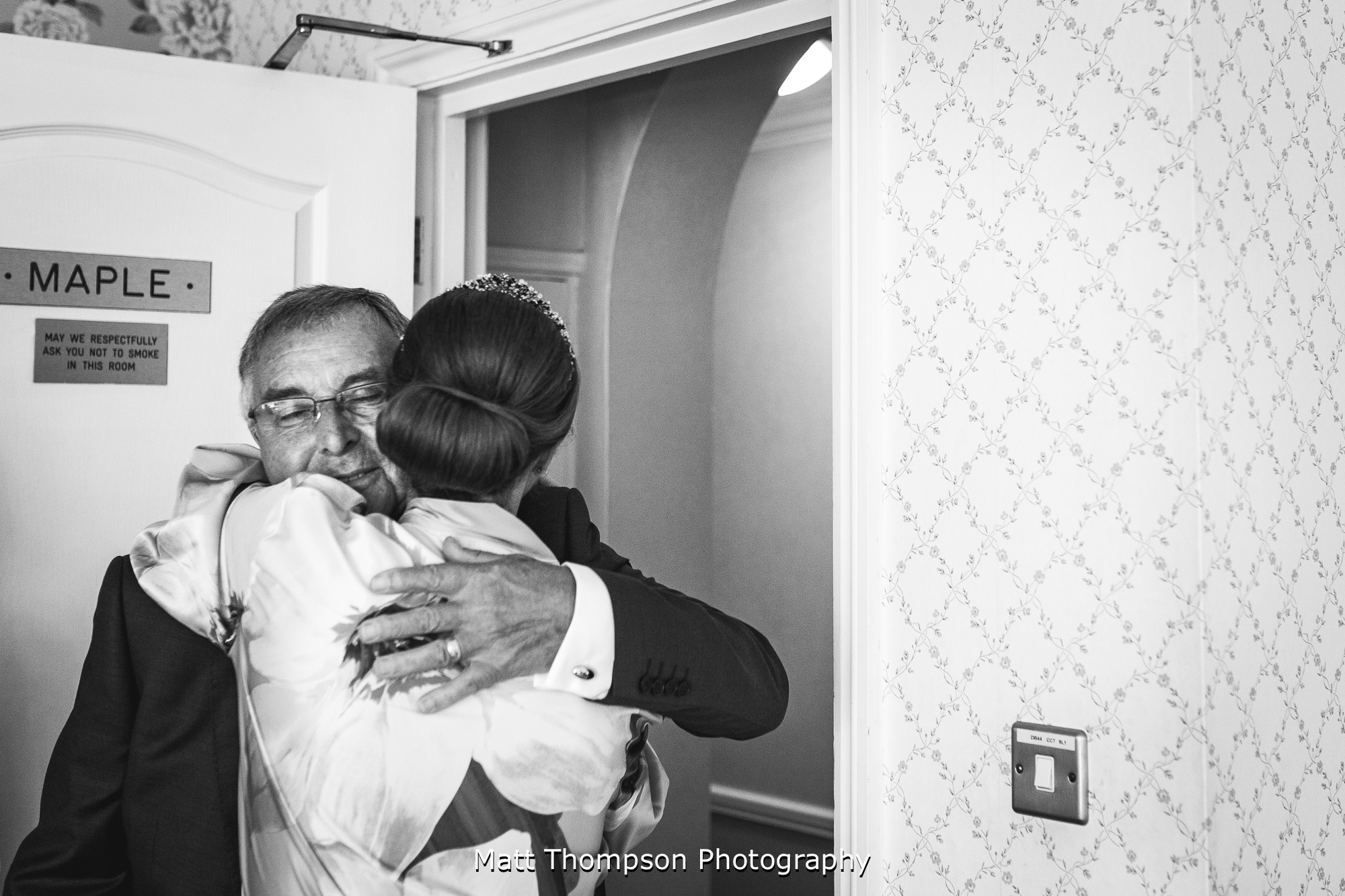 father of the bride hug