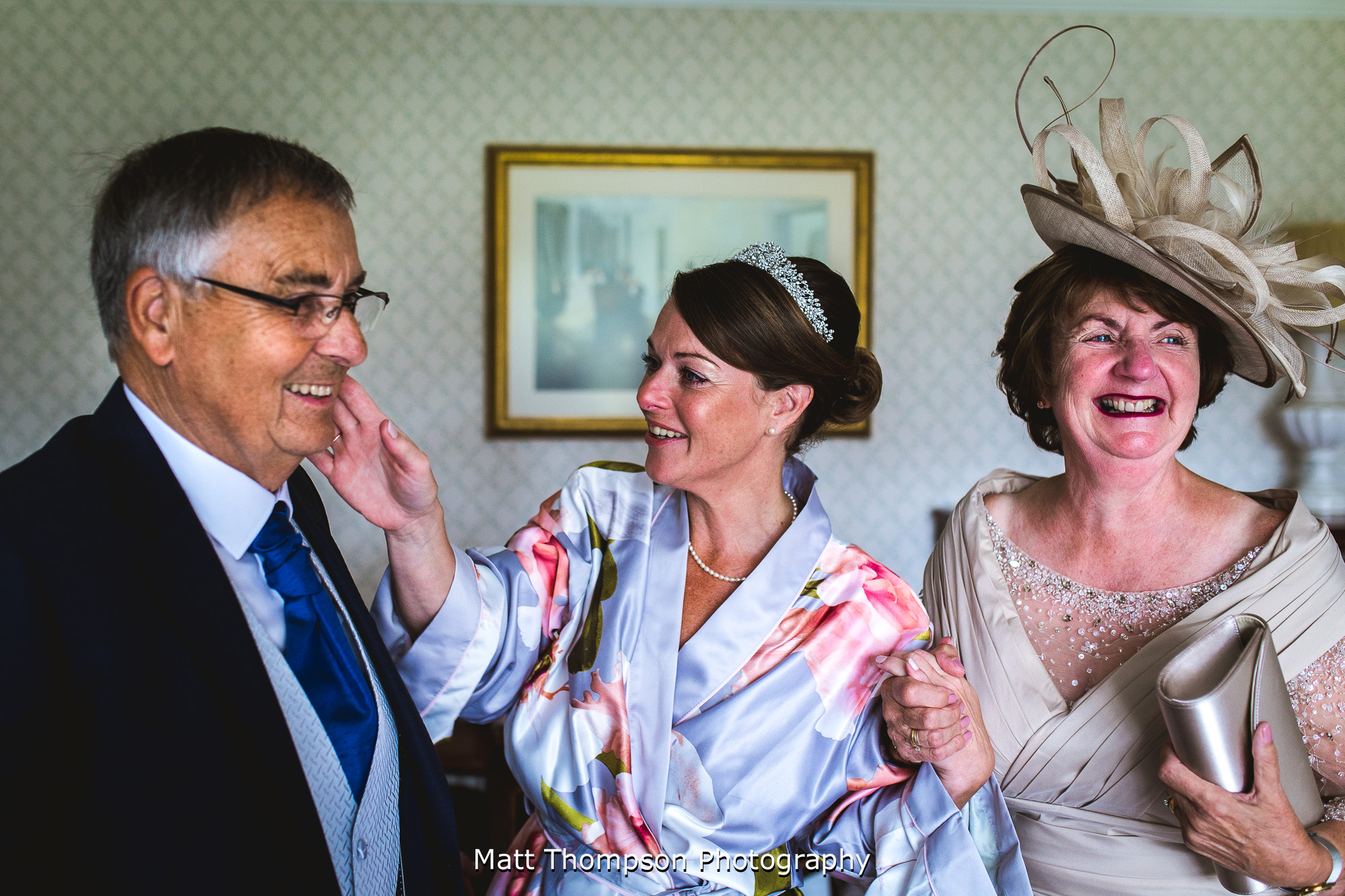 brides parents at petwood hotel