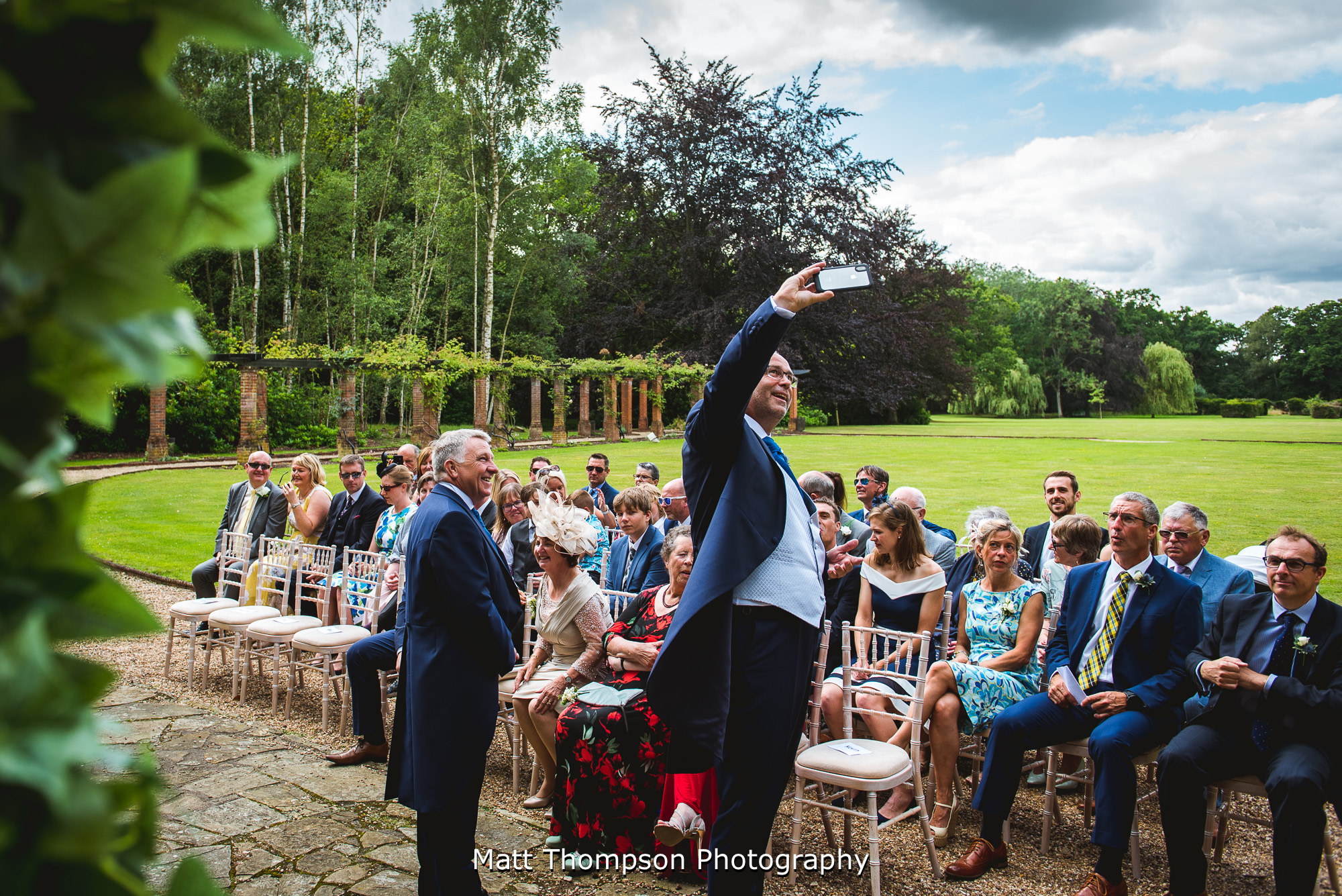 groom selfie