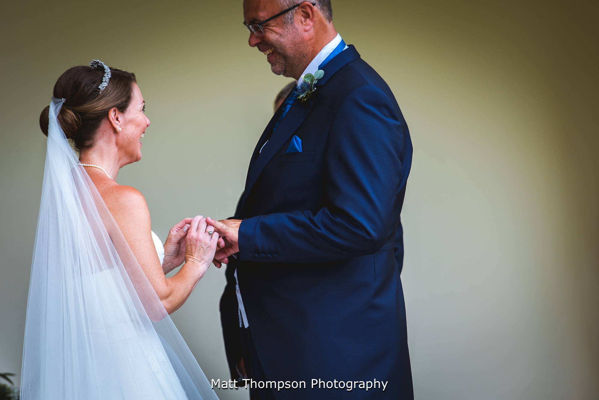 bride and groom getting married