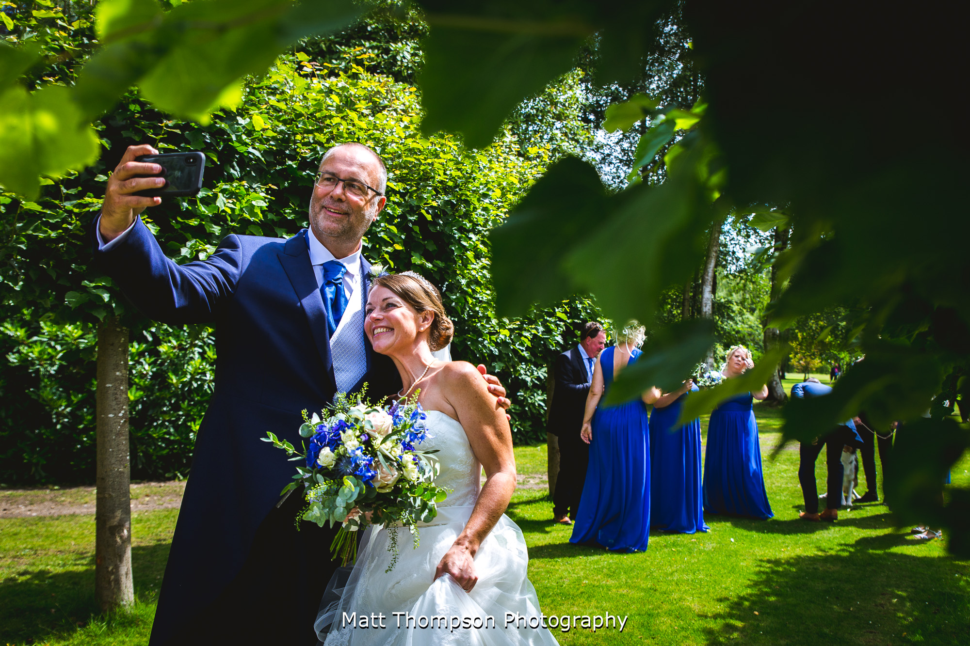 just married selfie