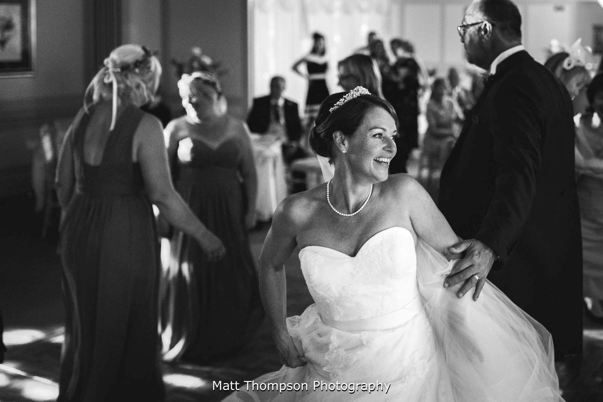bride dancing