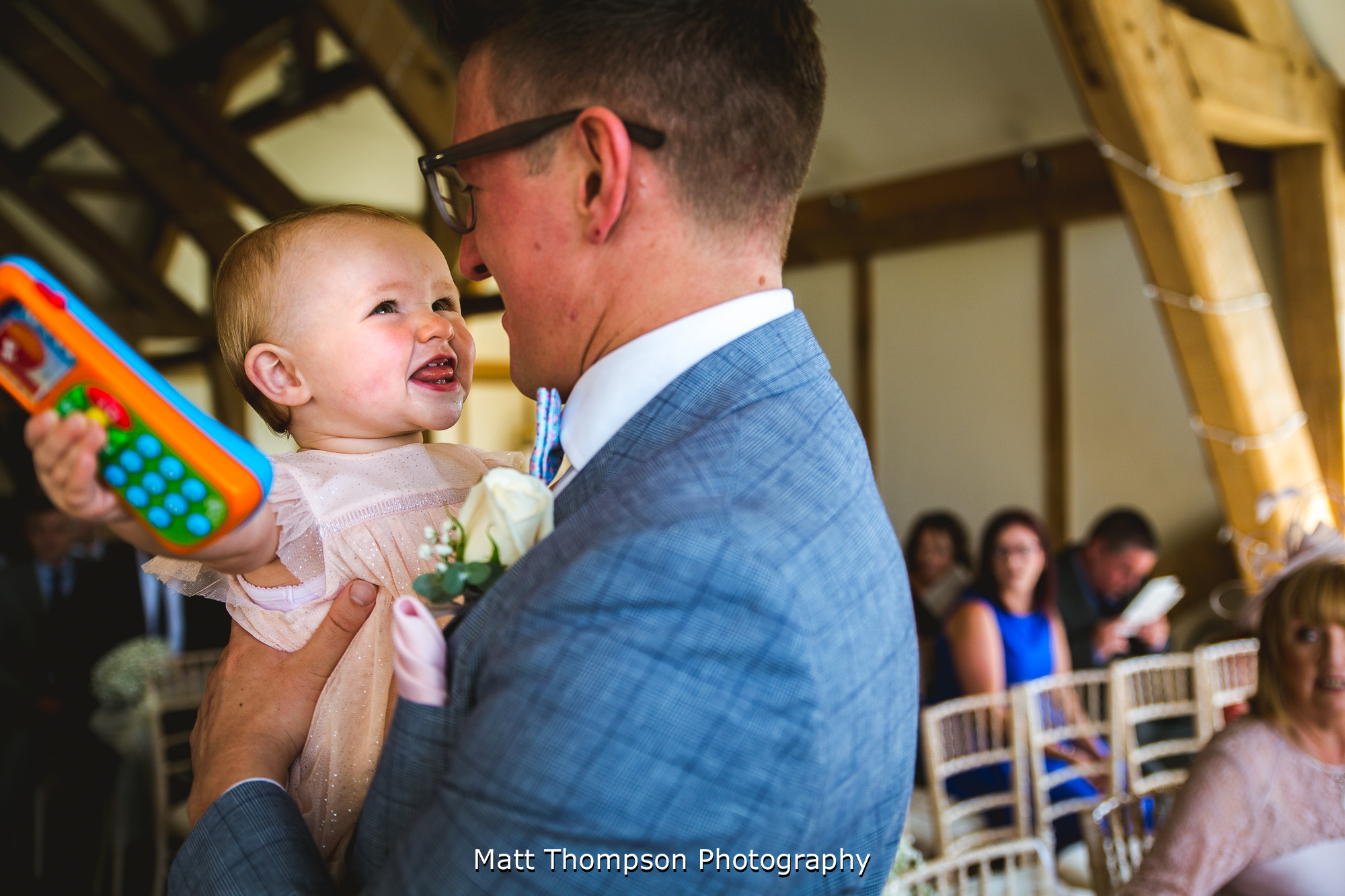groom with daughter