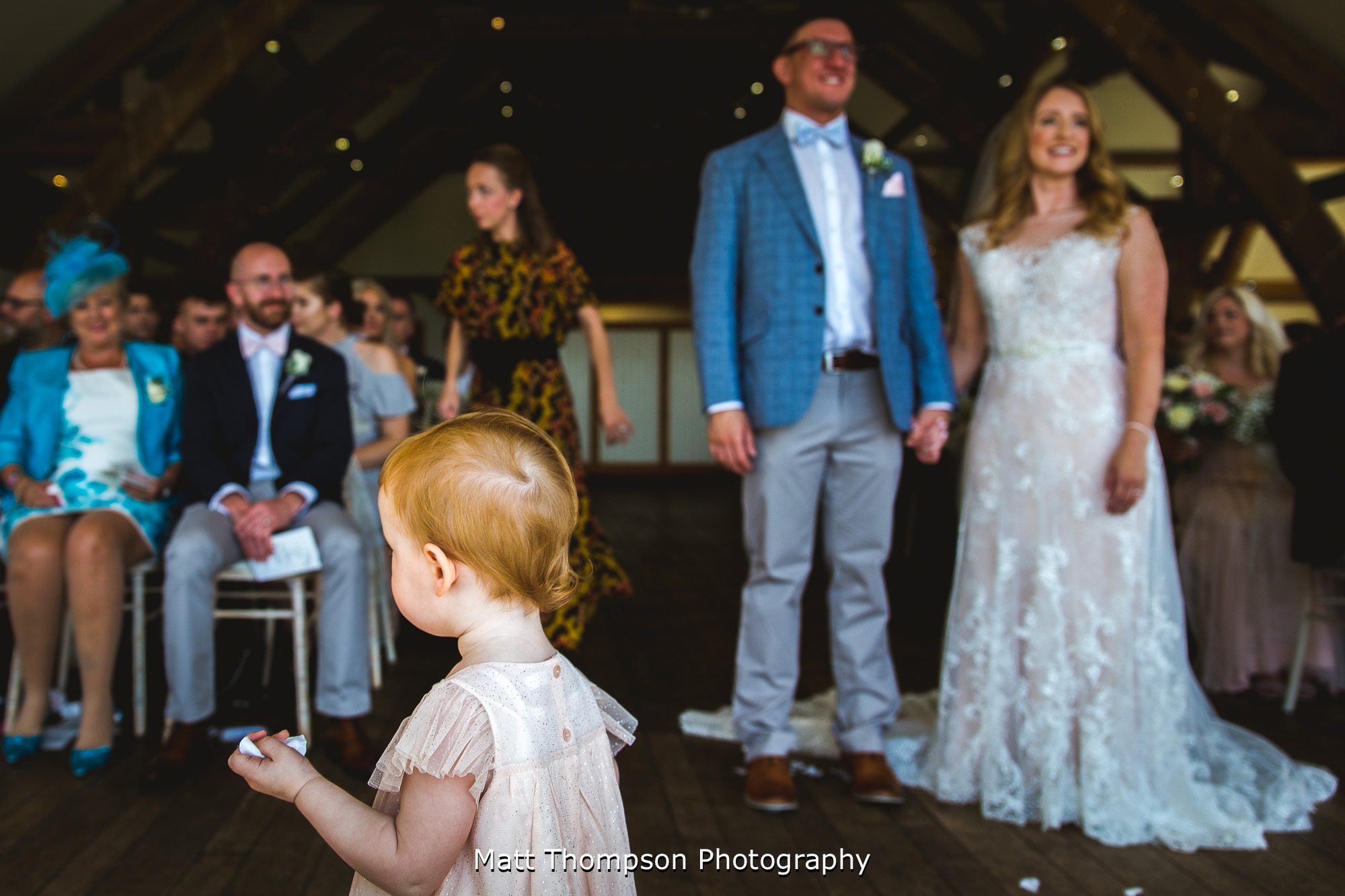 wedding ceremony at sandburn hall