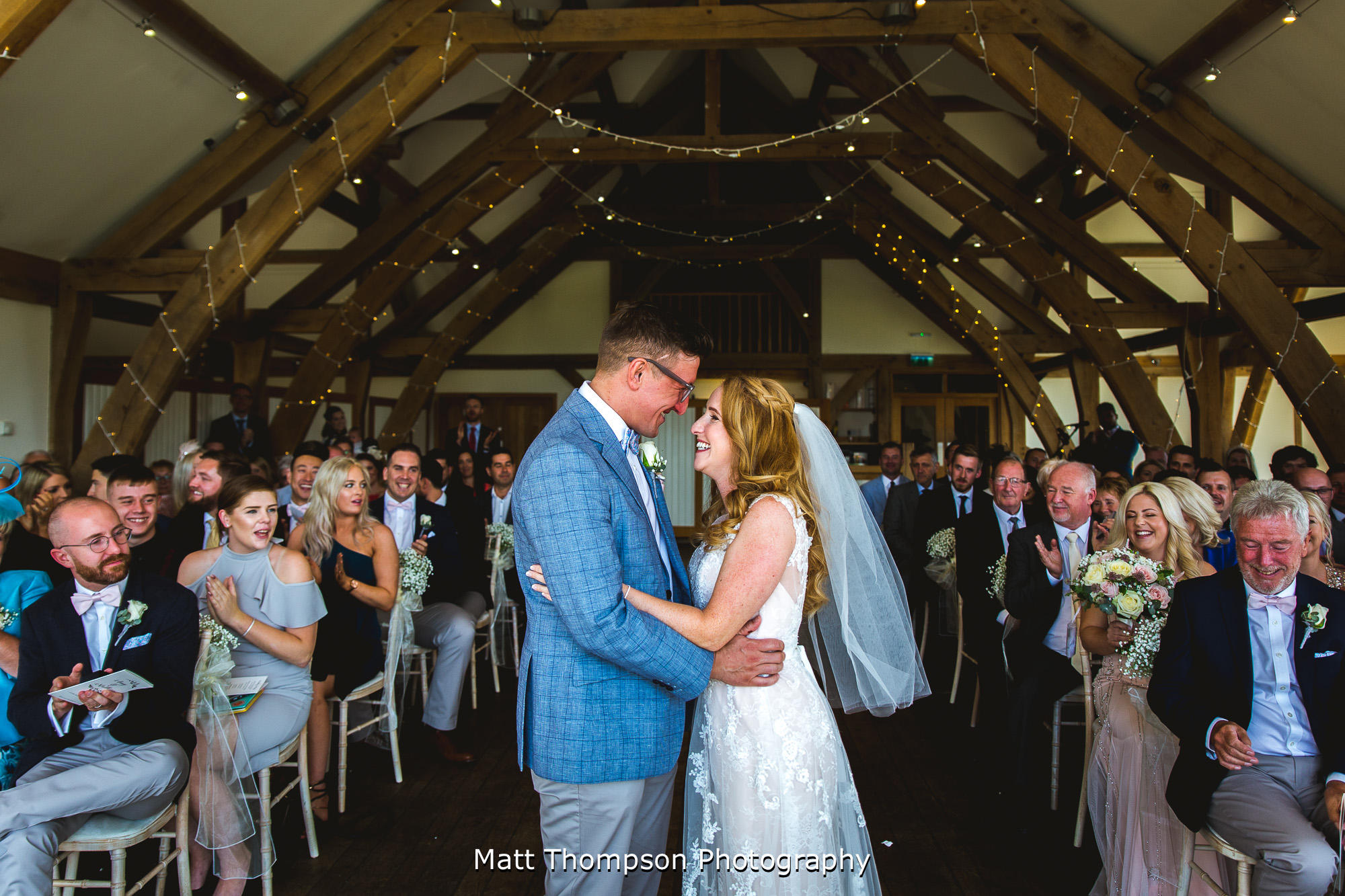 just married at sandburn hall