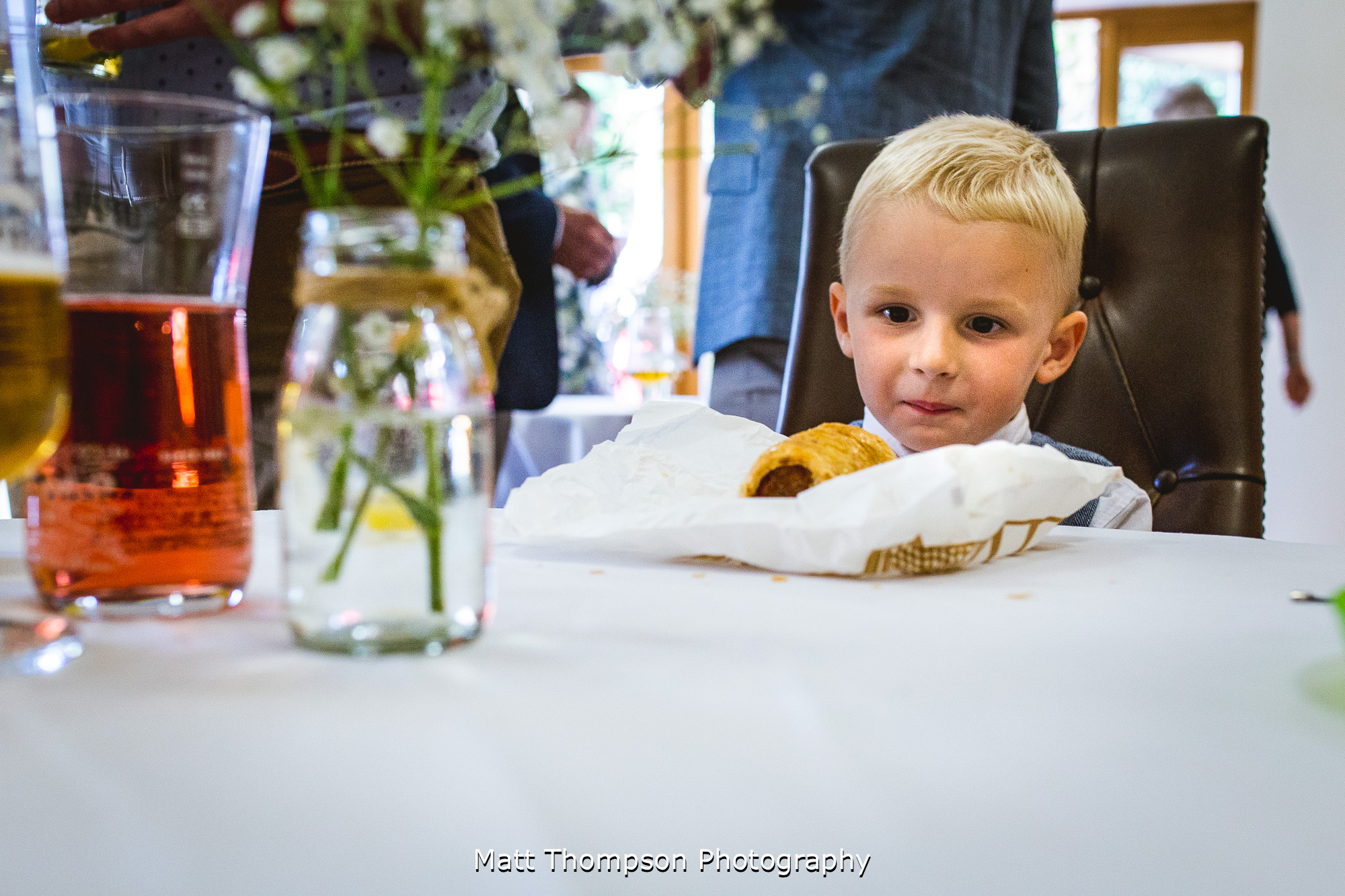 hungry little boy