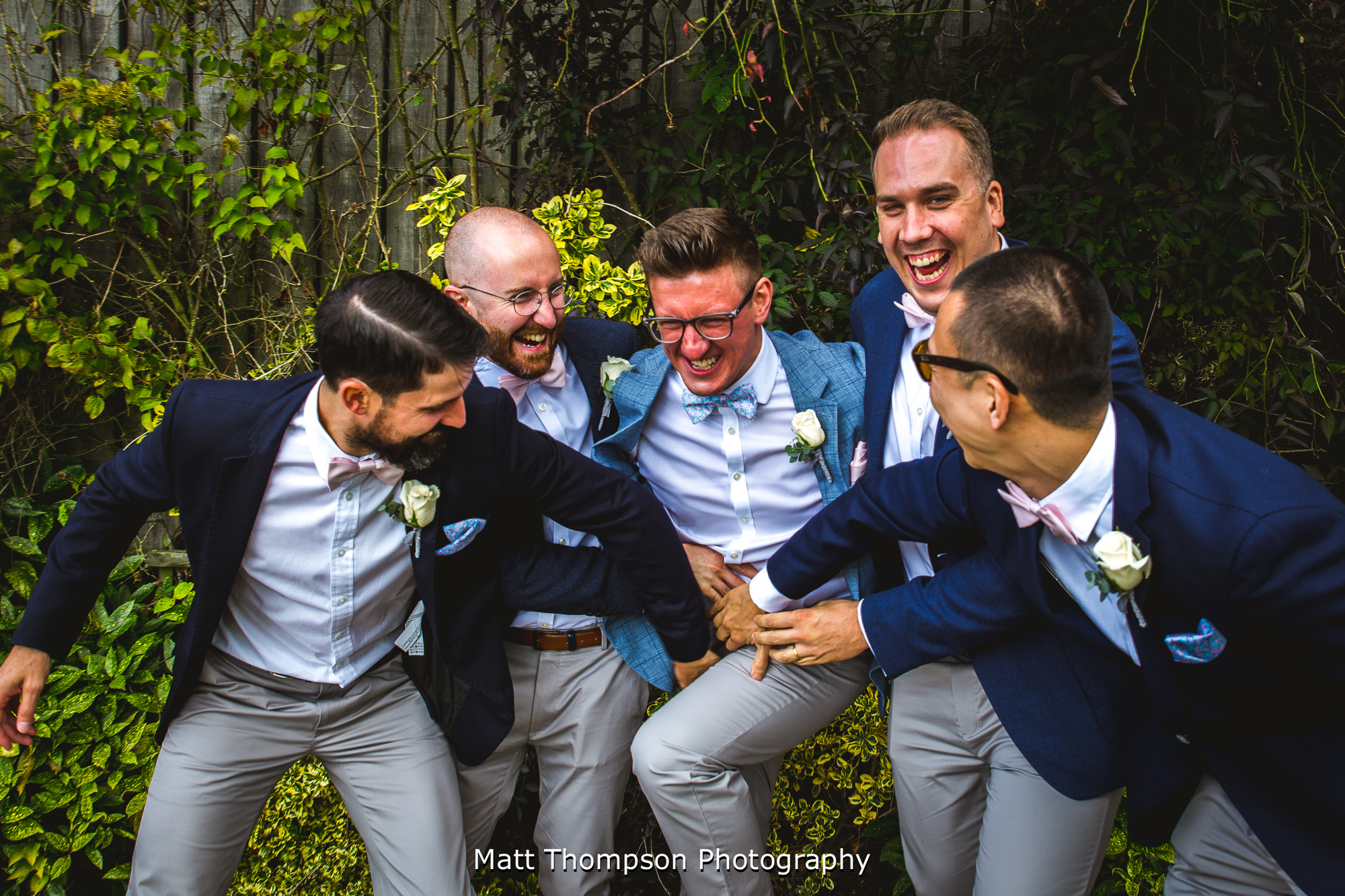 groom and groomsmen