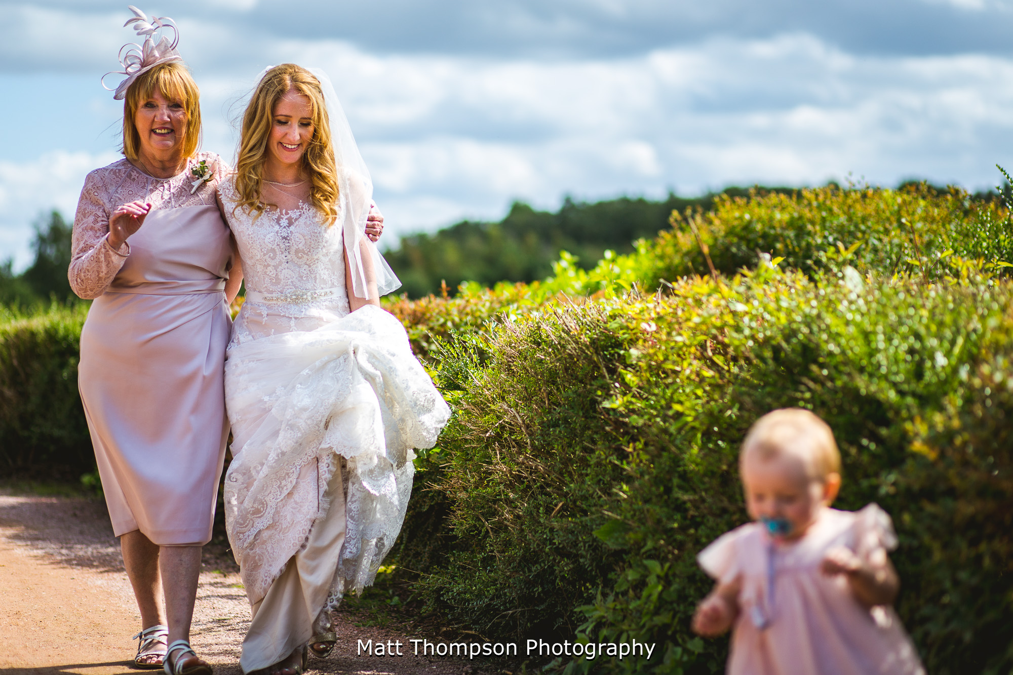 mum and bride