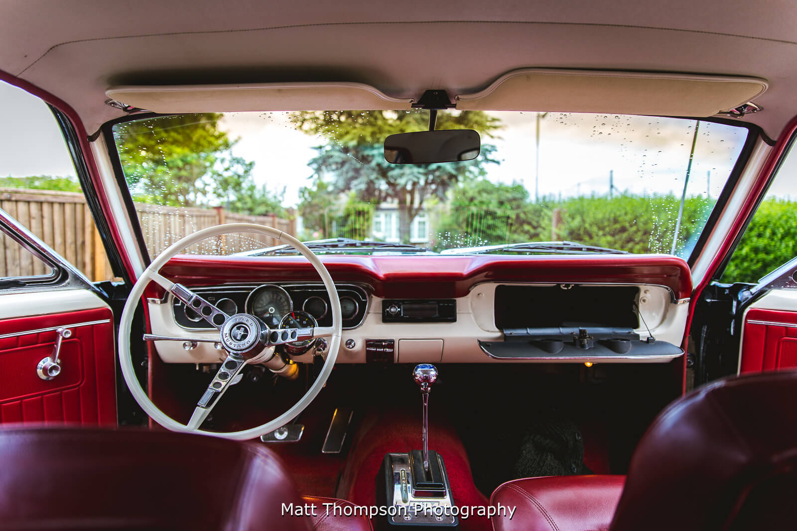 vintage wedding car